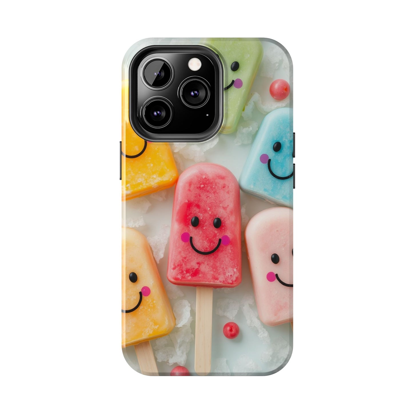 Cute Smile Popsicle Tough Phone Case - Fun Protection for Your Device
