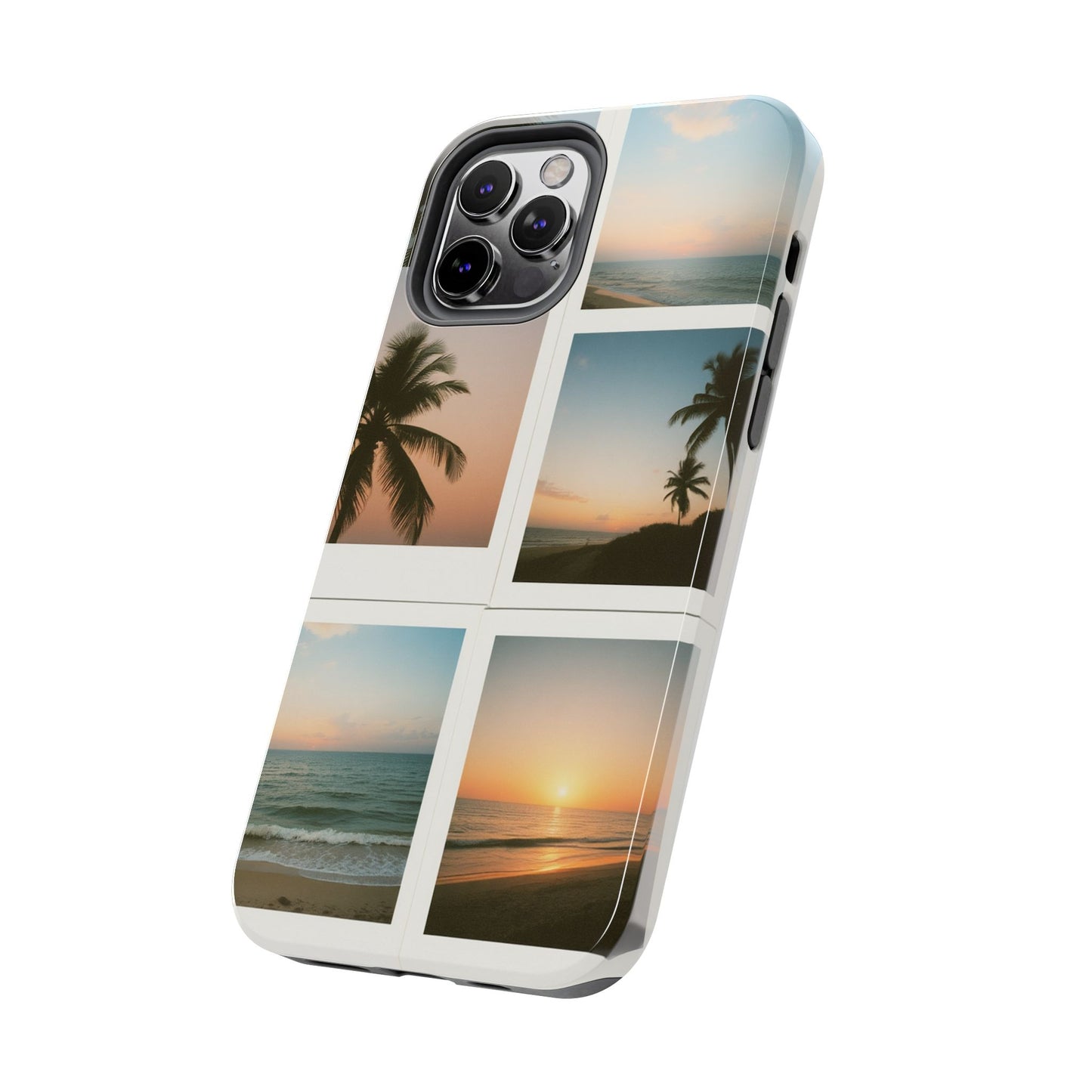 Tropical Sunset Tough Phone Case - Beach Vibes for Summer Adventures