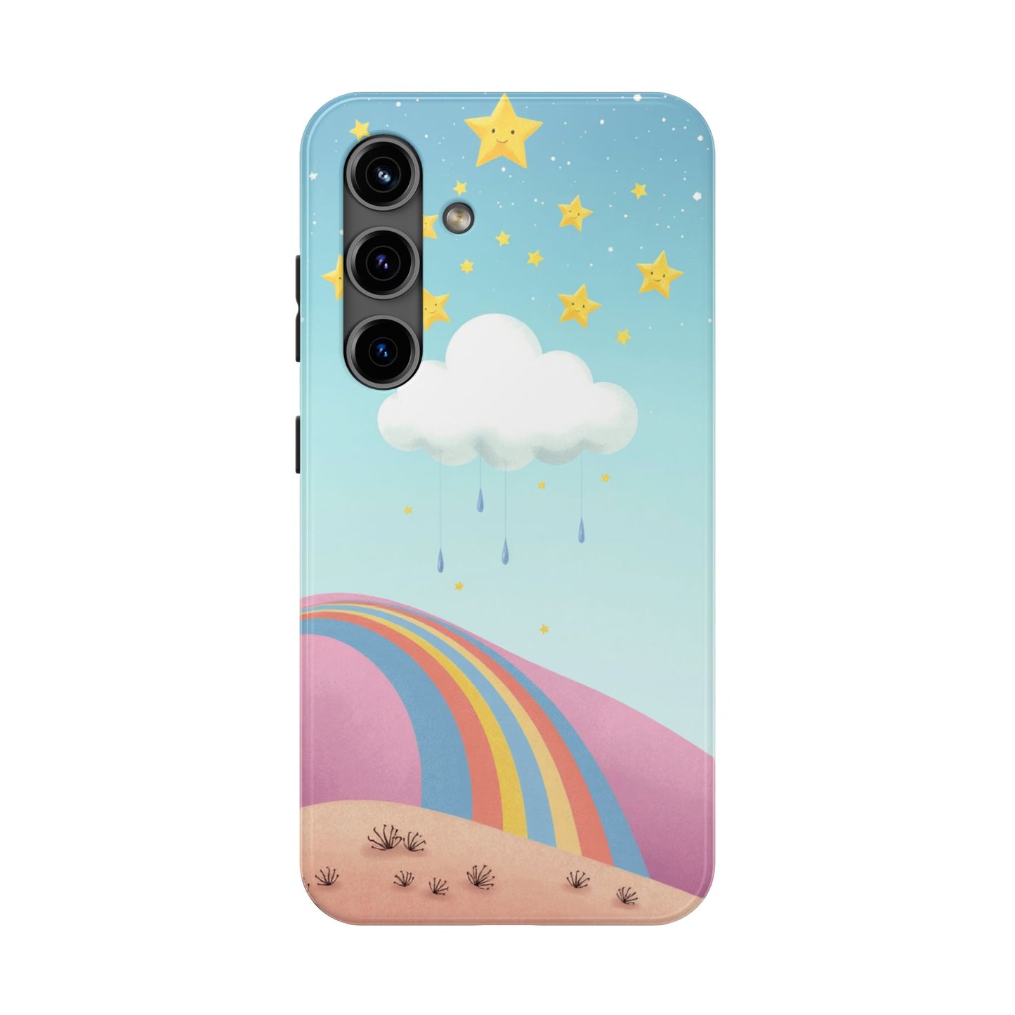Colorful Rainbow Phone Case - Durable Tough Design for Adventurers