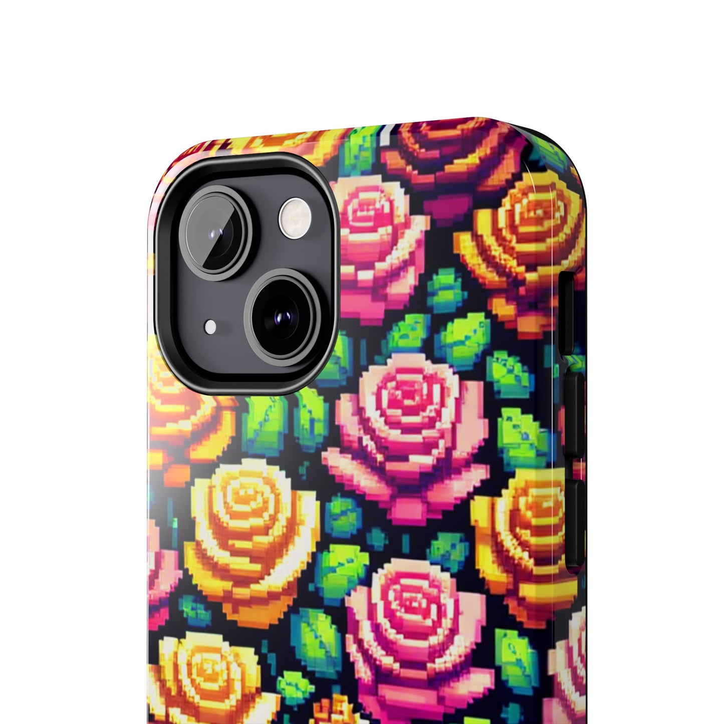 Vibrant Floral Tough Phone Case - Stylish Protection for Flower Lovers
