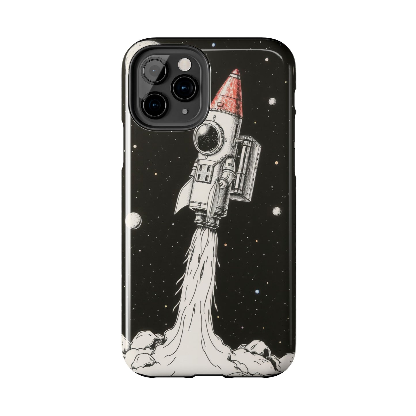 Cool Tough Phone Case for iPhone - Astro-Rocket Bond
