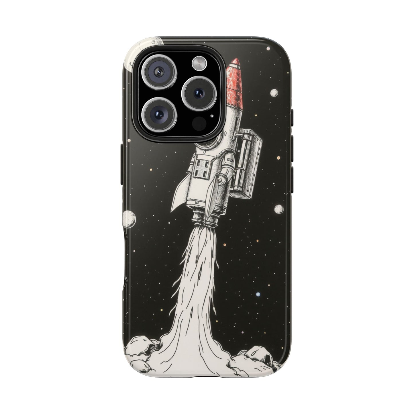 Cool Tough Phone Case for iPhone - Astro-Rocket Bond
