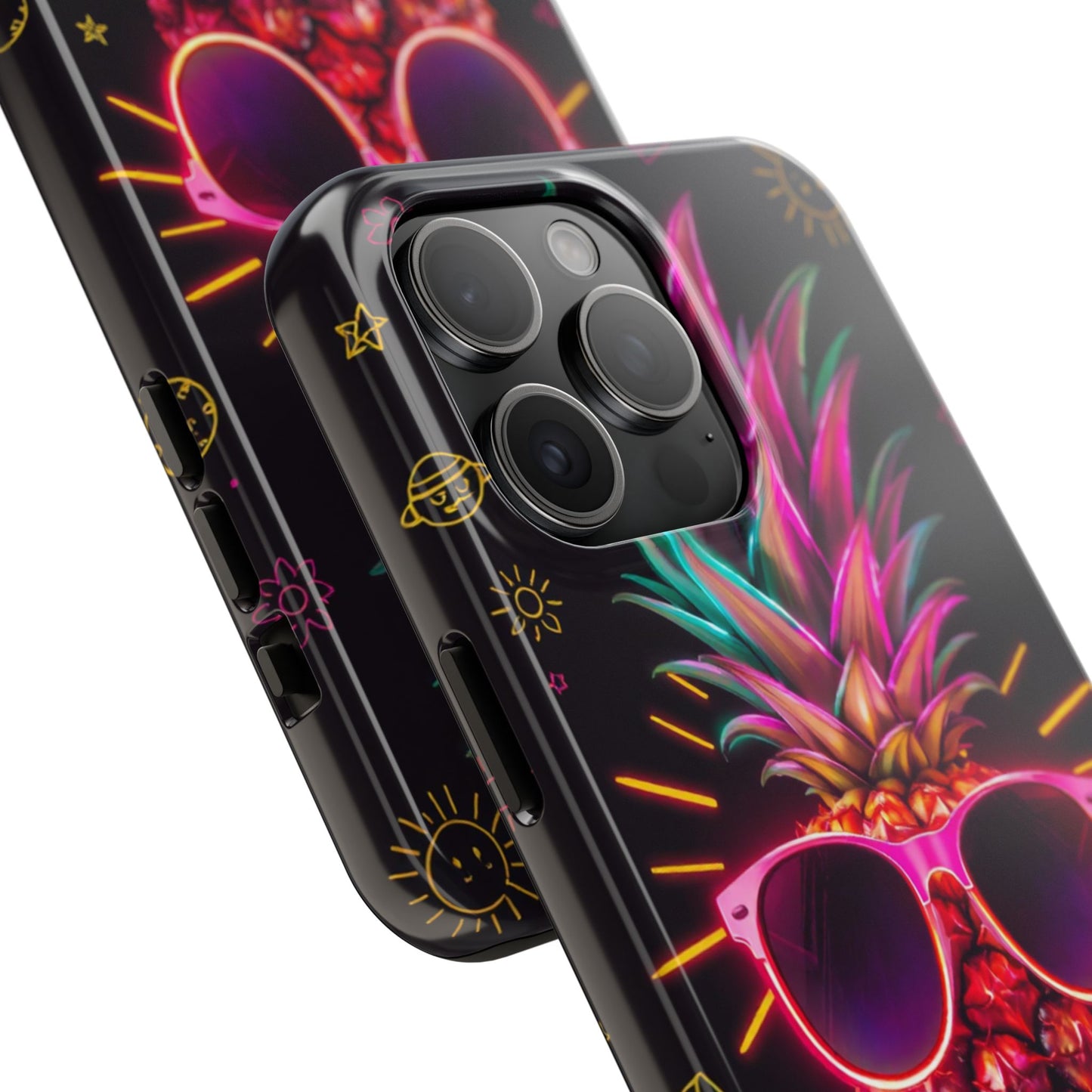 Tough Pineapple Phone Case - Cool, Vibrant Design Perfect for Summer Vibes