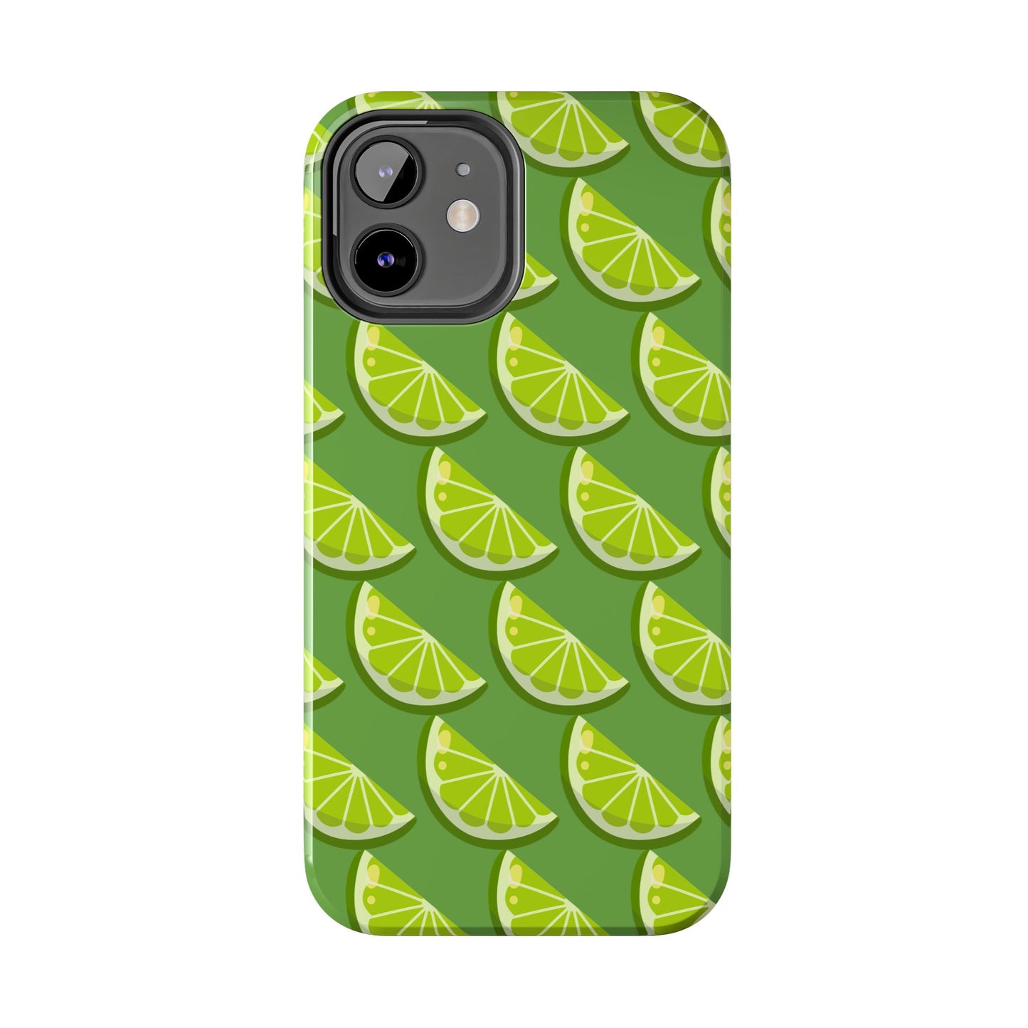 Lime Slice Tough Phone Case - Green Party - for iPhone