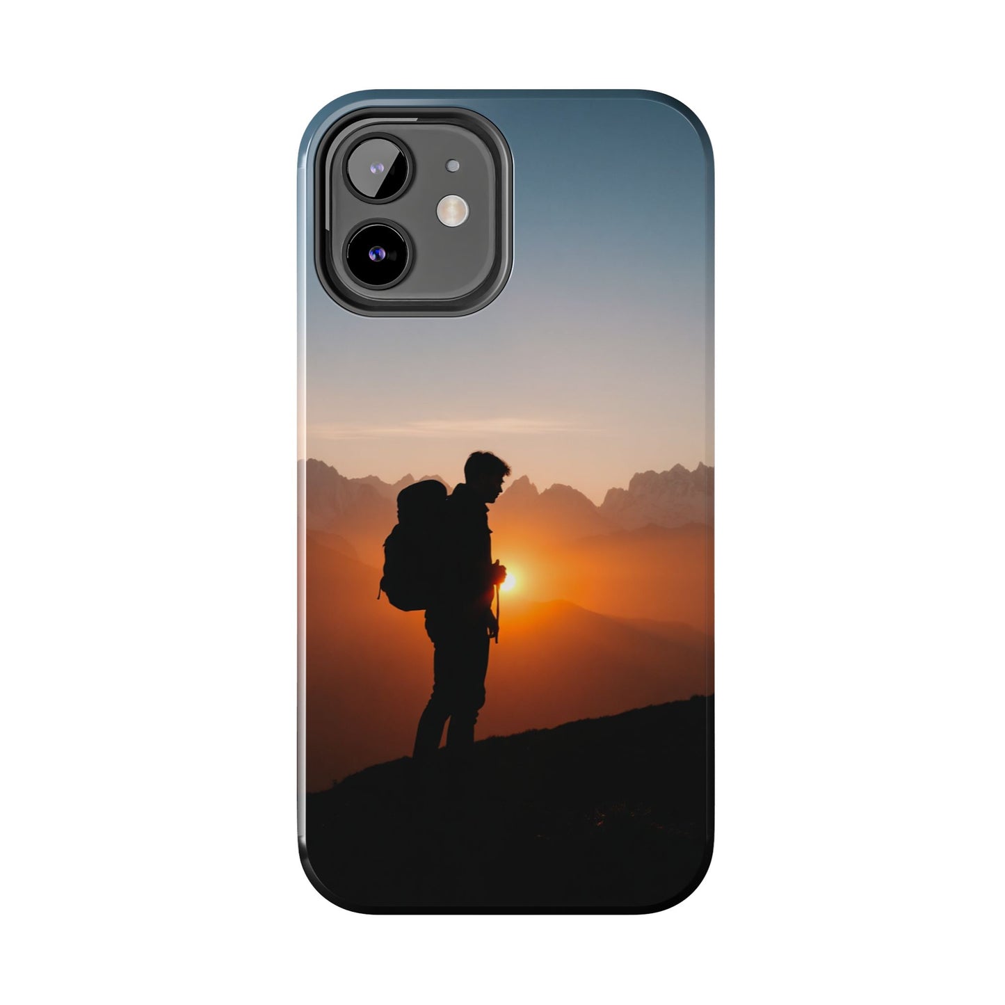 Explorer Adventure Sunset Mountain iPhone Case