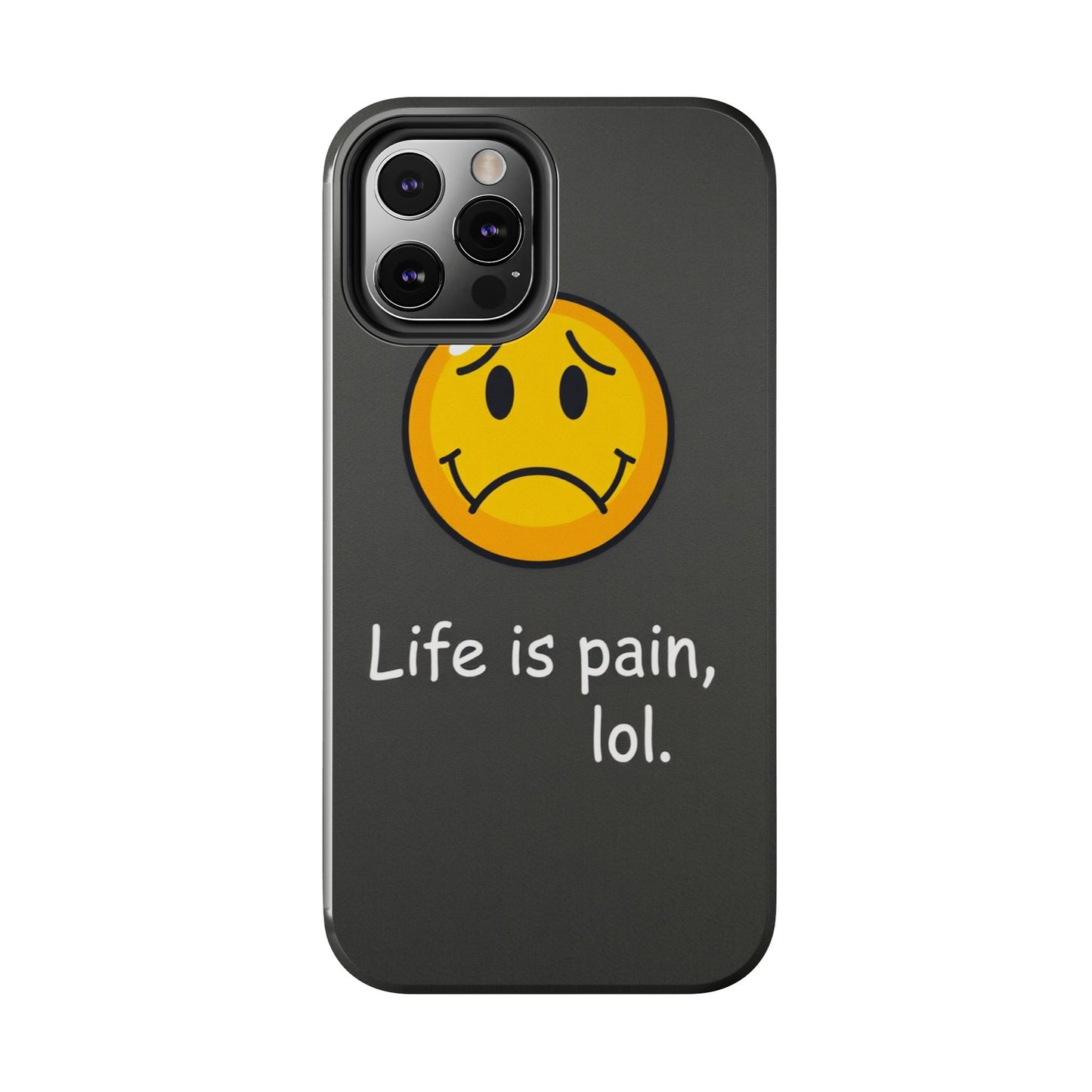Life is Pain Tough Phone Case - Trendy Design for Smartphone Protection