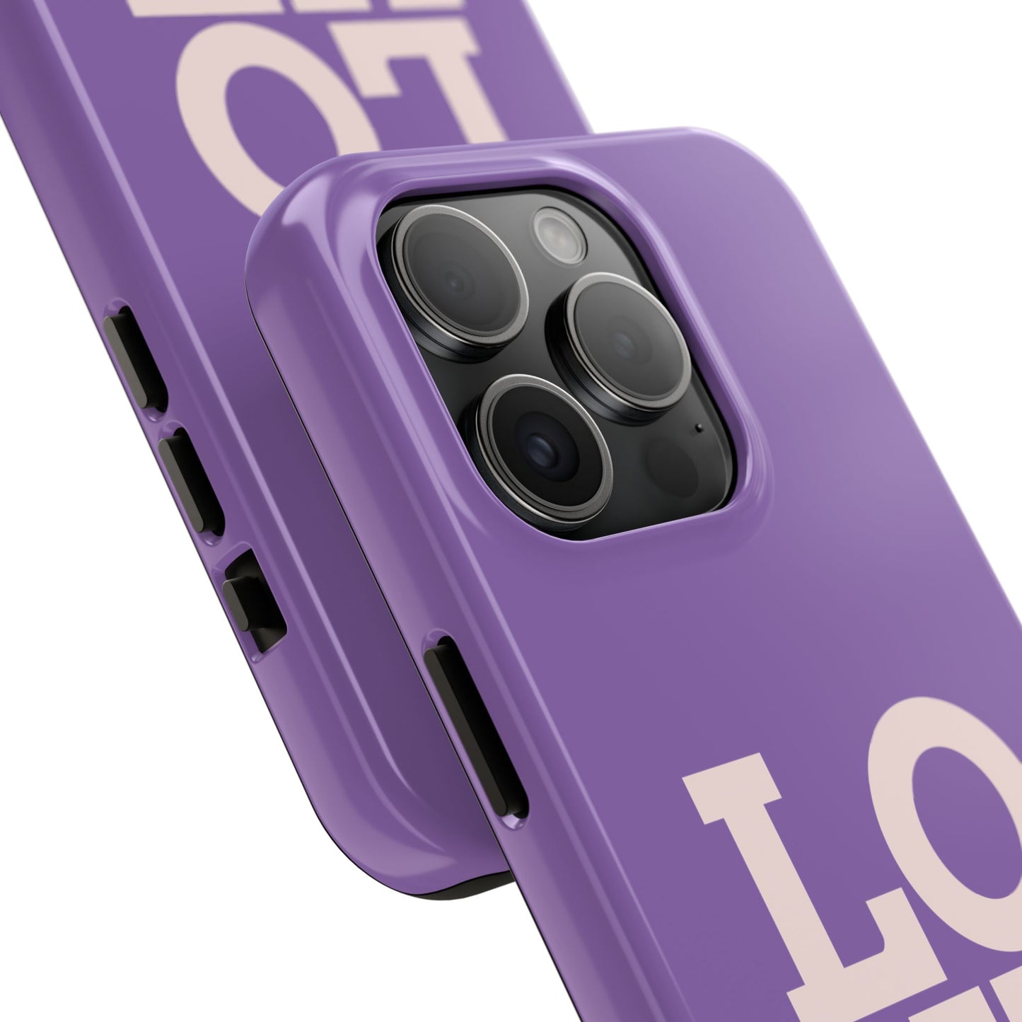 Purple Love Phone Case - Durable & Stylish Tough Case - for iPhone