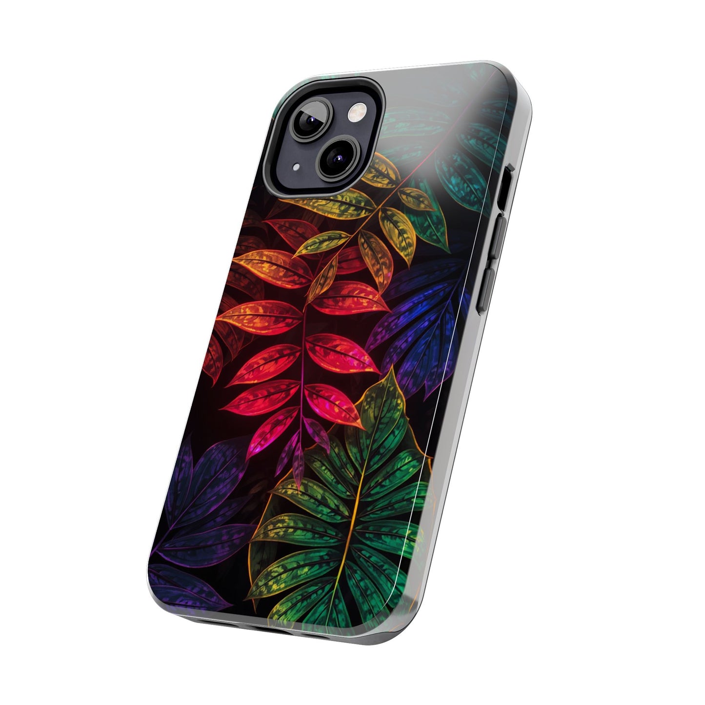 Vibrant Tropical Leaf Tough Phone Case