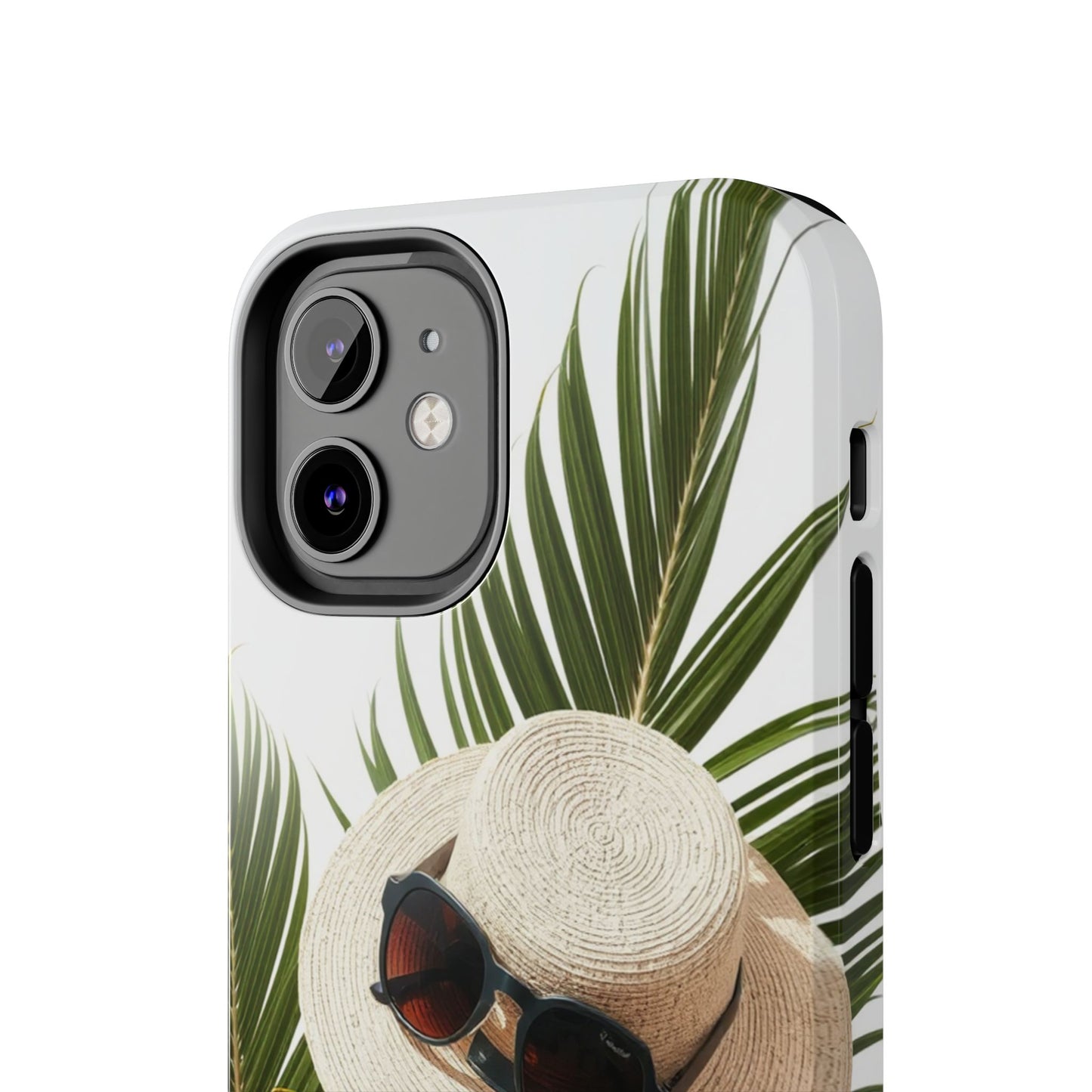 Tropical Phone Case - Summer Vibes with Hat & Sunglasses Design