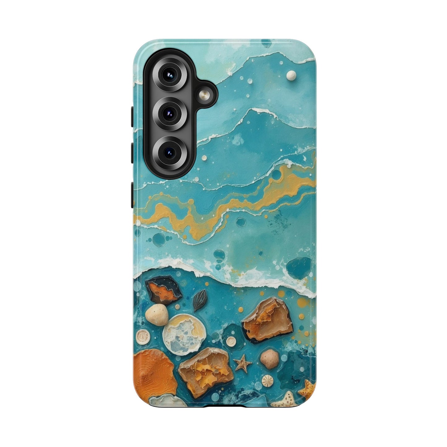 Ocean-Inspired Tough Phone Cases - Coastal Beach Vibe, Easy Accessory for Beach Lovers