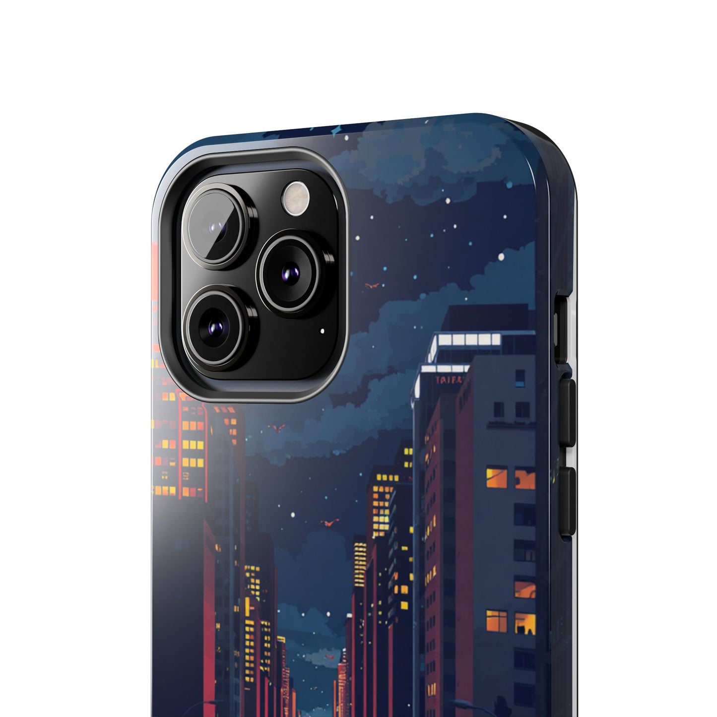 Urban Nightlife Tough Phone Case - Durable & Stylish Protection