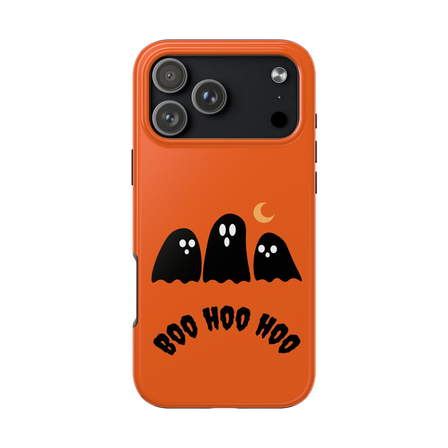 Halloween Ghost Phone Case - Boo Hoo Hoo Design - for iPhone