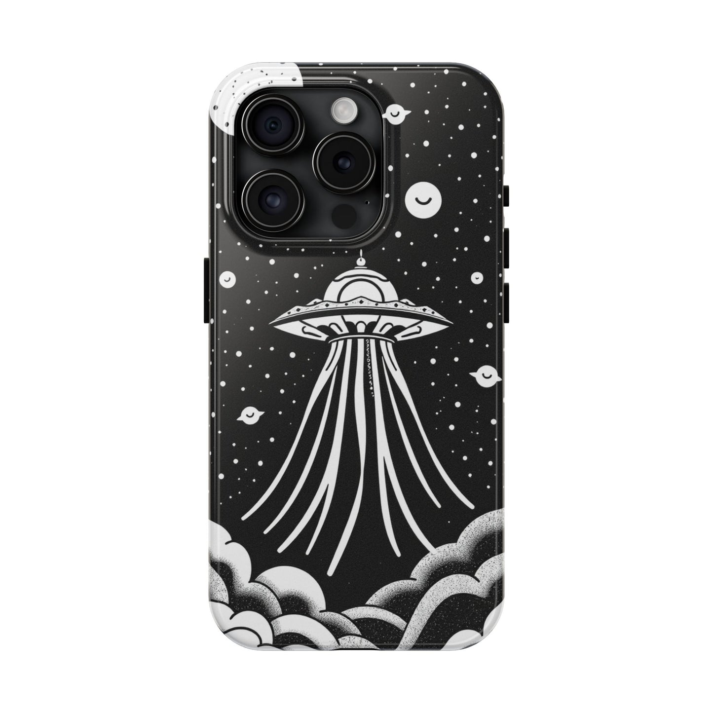 Galaxy UFO Tough Phone Case - Durable Protection with Unique Space Design