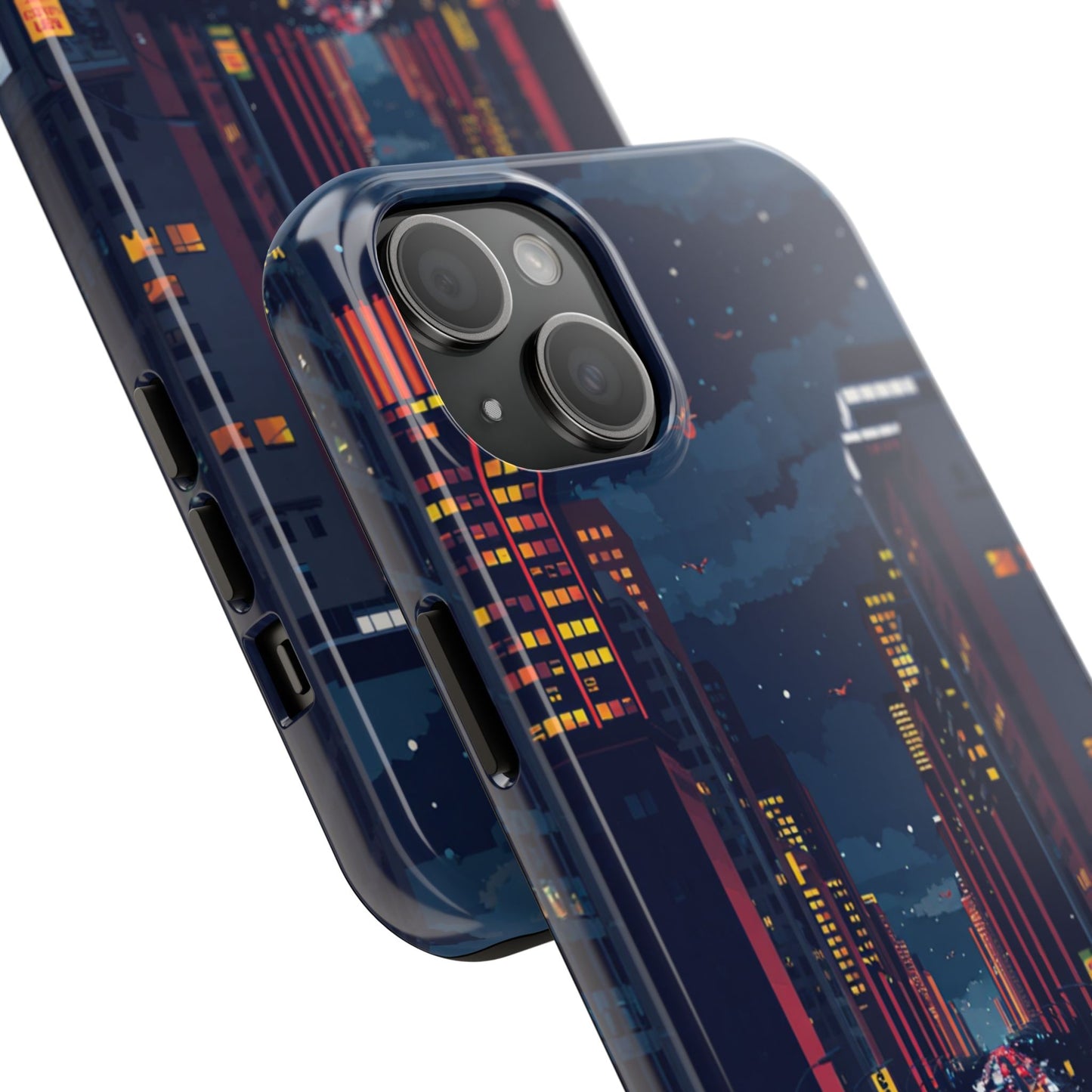 Urban Nightlife Tough Phone Case - Durable & Stylish Protection