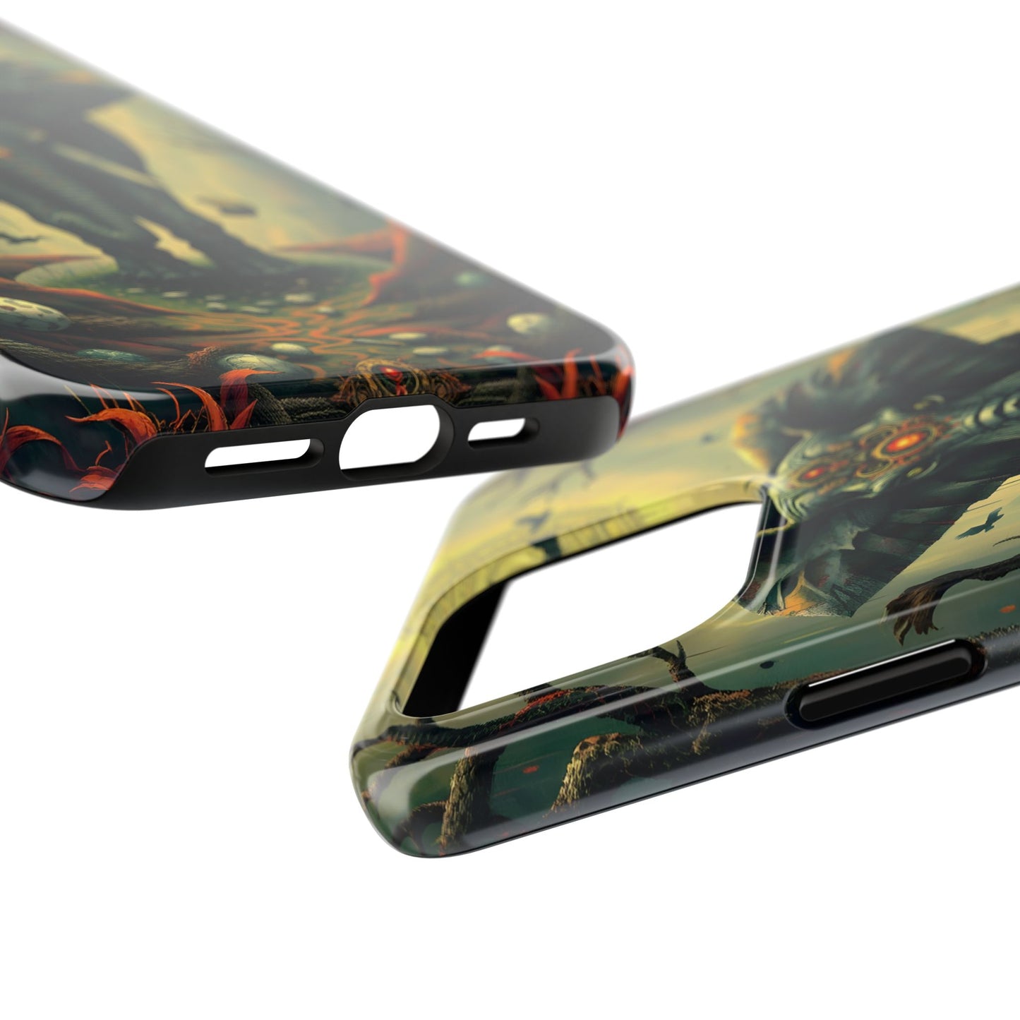 Mystical Forest Elephant Tough Phone Case | Vibrant Design for Nature Lovers - for iPhone