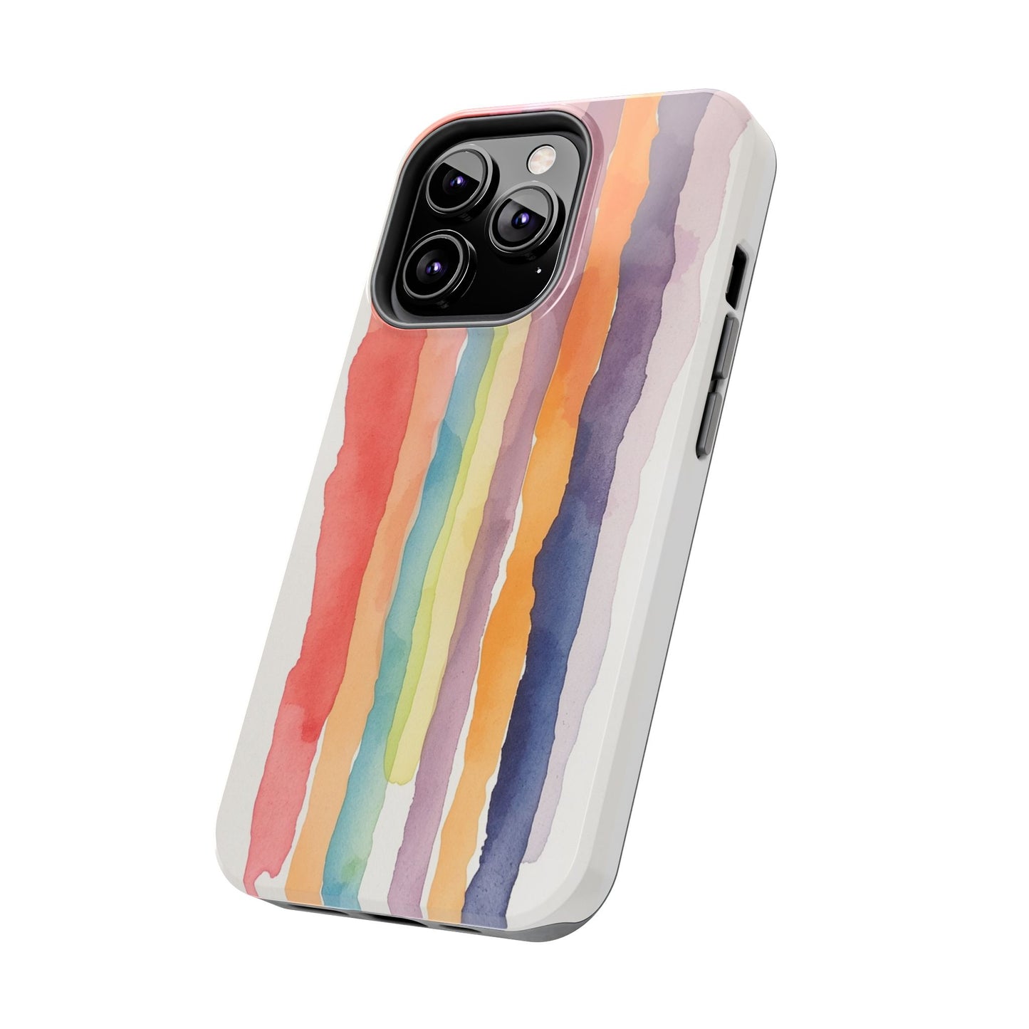 Colorful Watercolor Tough Phone Case - Stylish and Durable Cover for Creative Souls