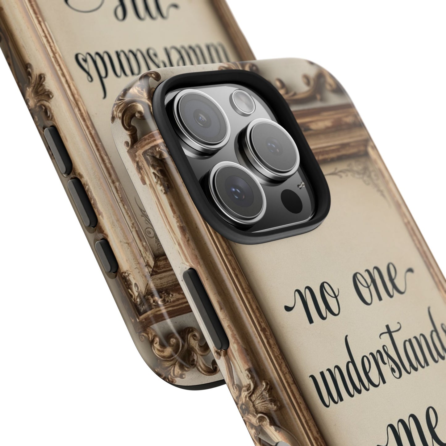 Personalized Tough Phone Case - "No One Understands Me" Design