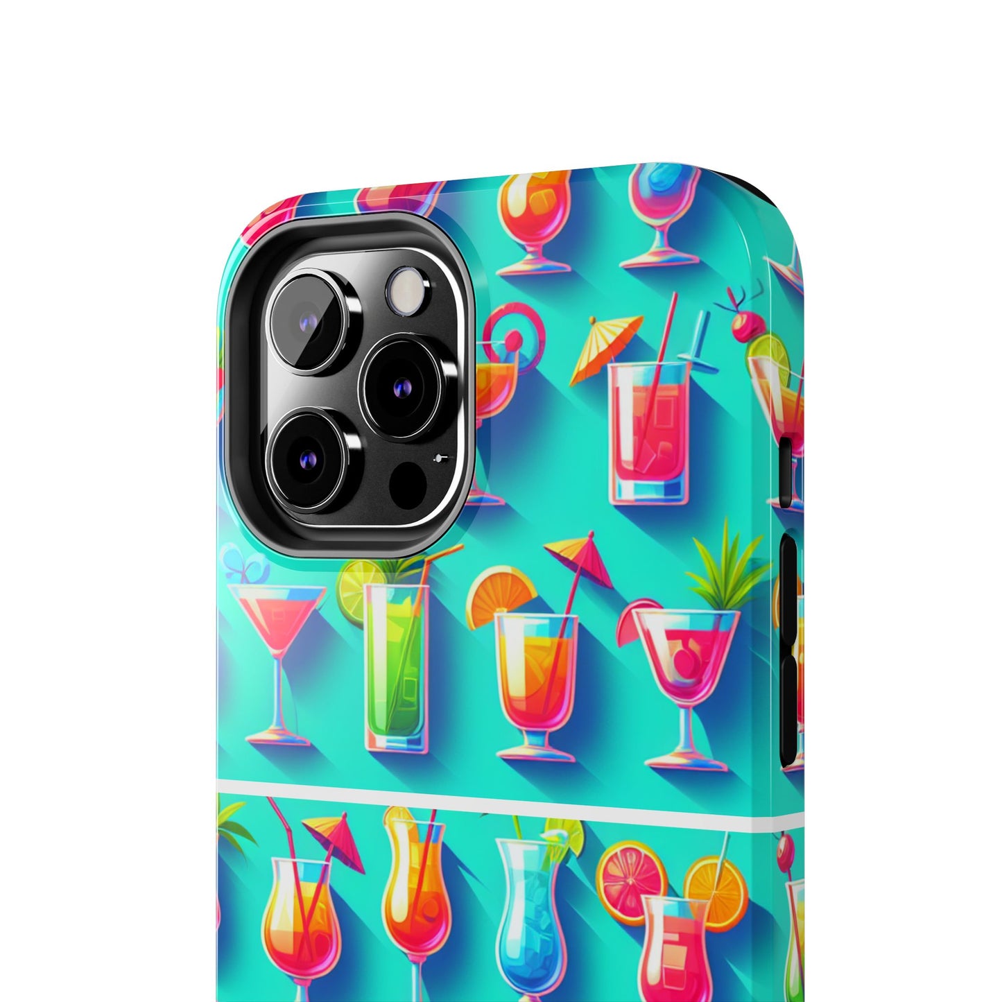 Cocktail Party Phone Case - Fun & Colorful Design for Summer Vibes - for iPhone