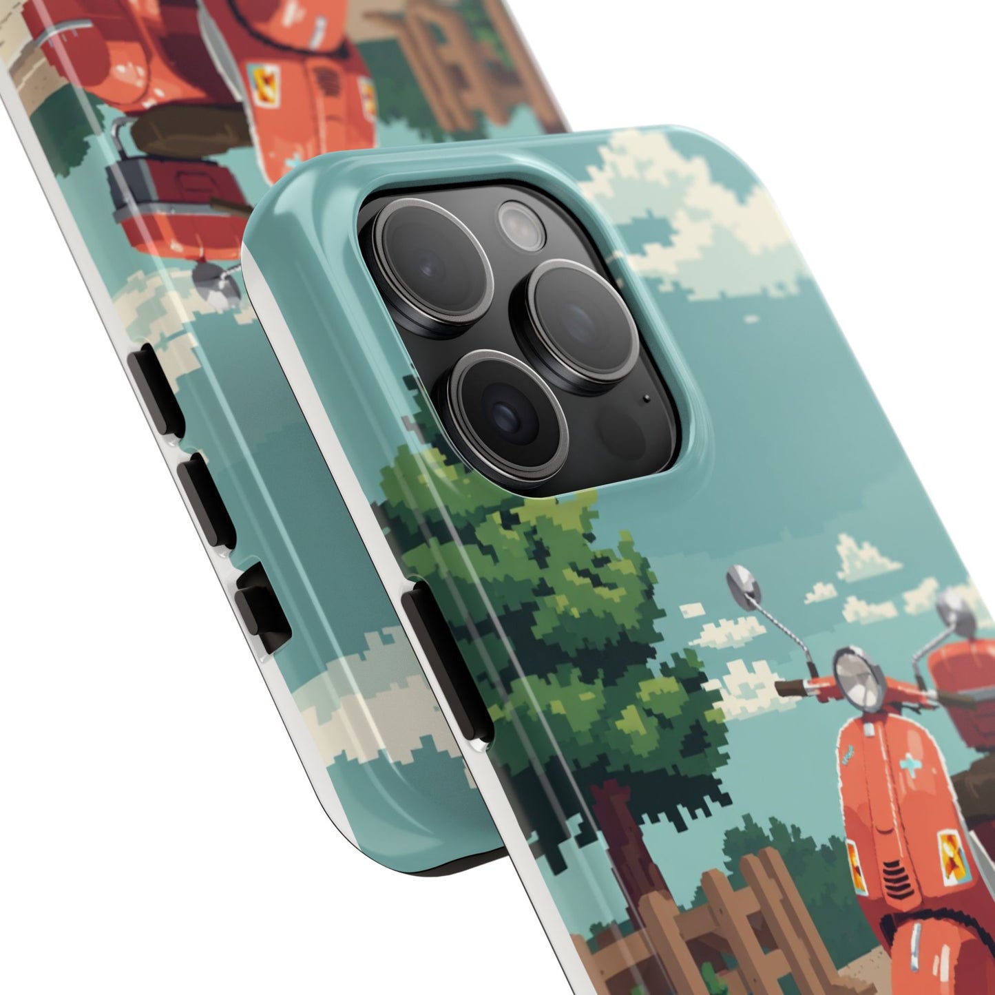 Retro Scooter Phone Case - Tough & Stylish Protection