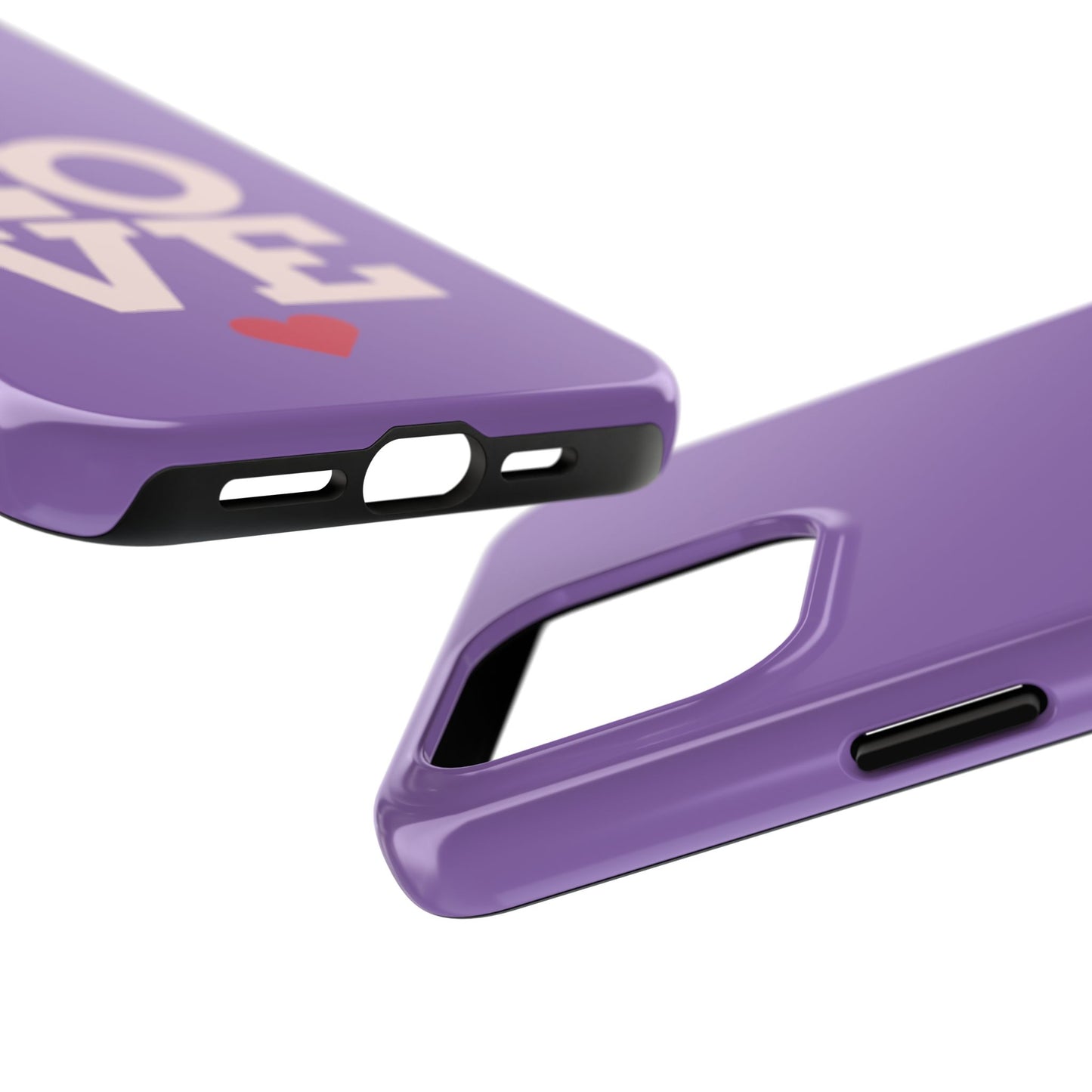Purple Love Phone Case - Durable & Stylish Tough Case - for iPhone
