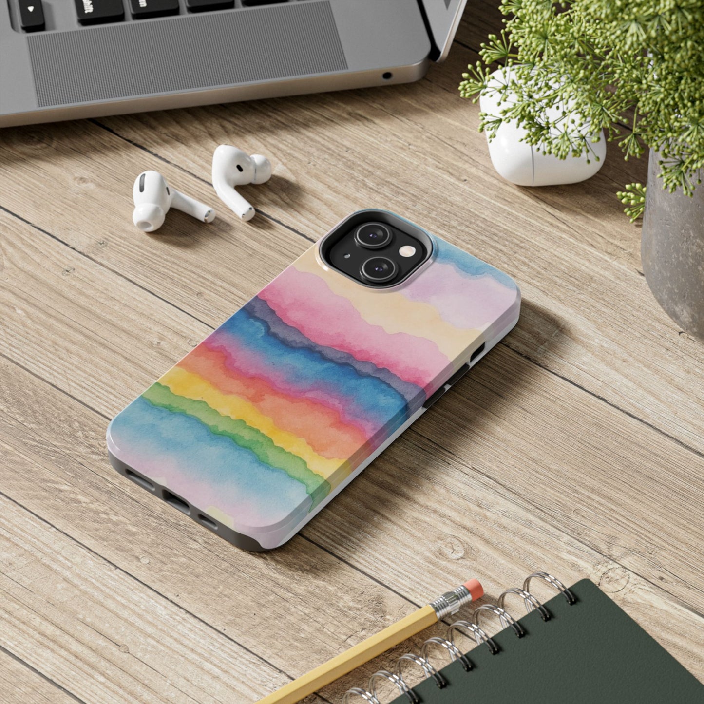 Vibrant Watercolor Phone Case - Tough & Stylish Protection