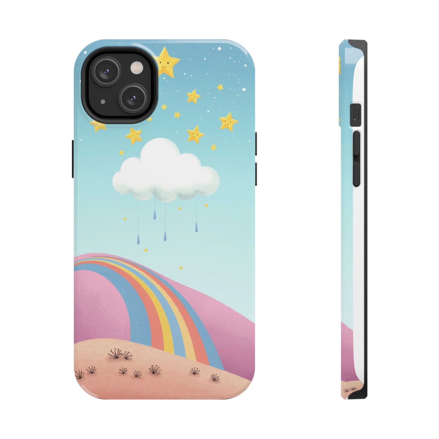 Colorful Rainbow Phone Case - Durable Tough Design for Adventurers