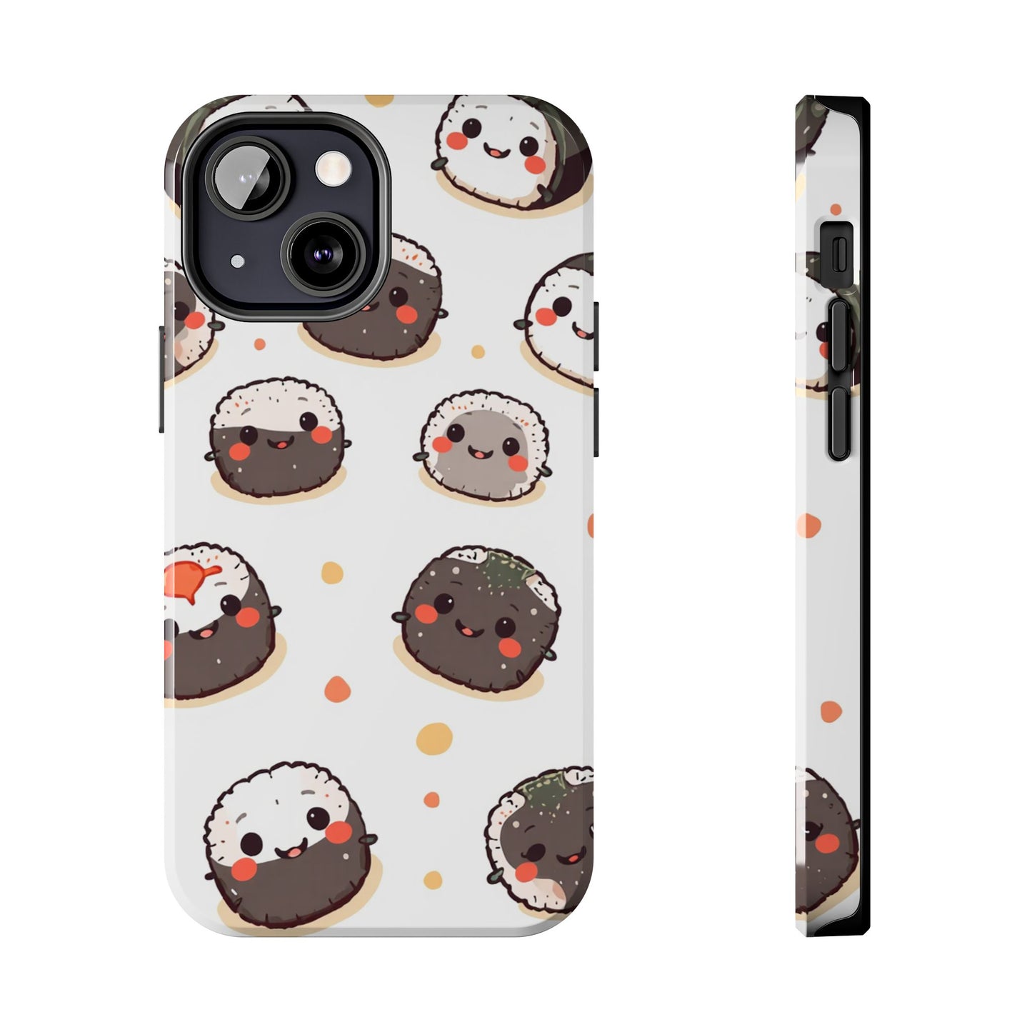 Cute Sushi Tough Phone Case - Kawaii Design for Food Lovers