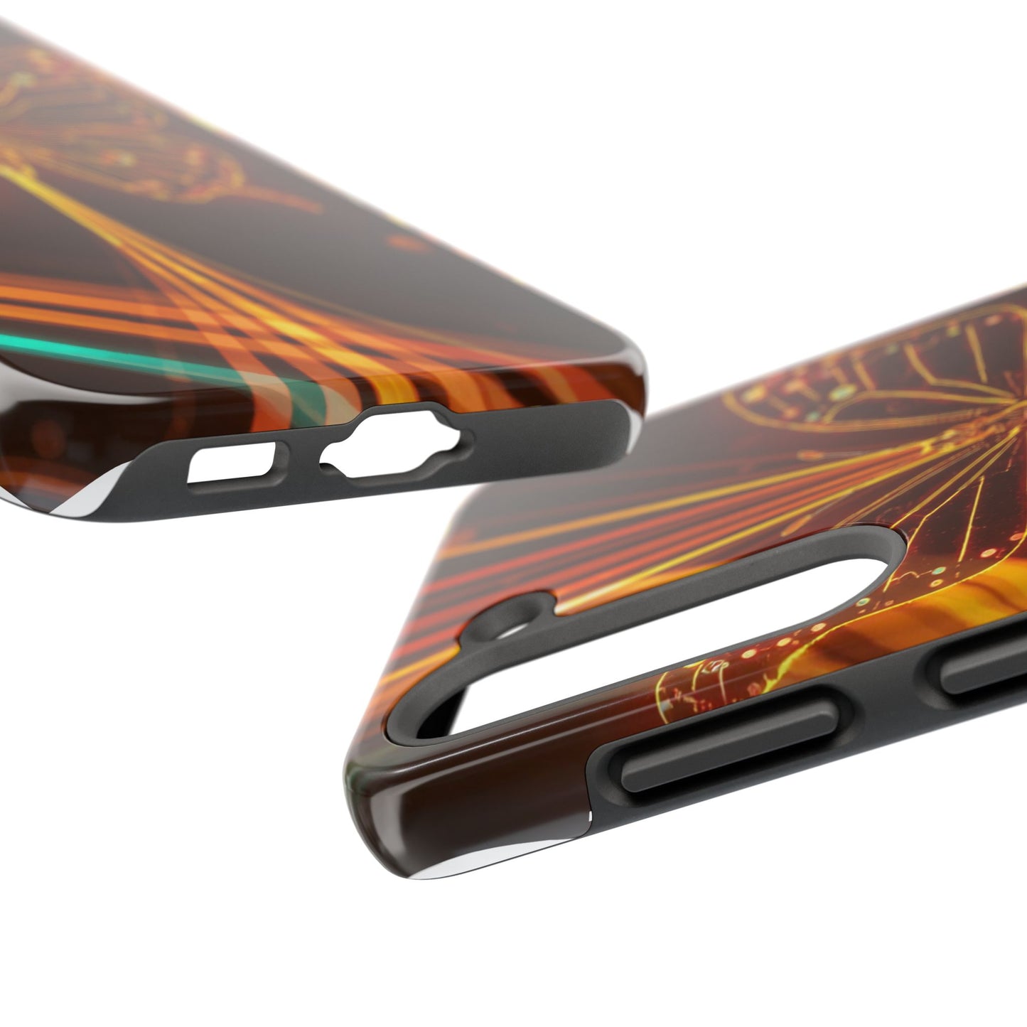 Elegant Butterfly Tough Phone Case - Stylish Protection for Nature Lovers