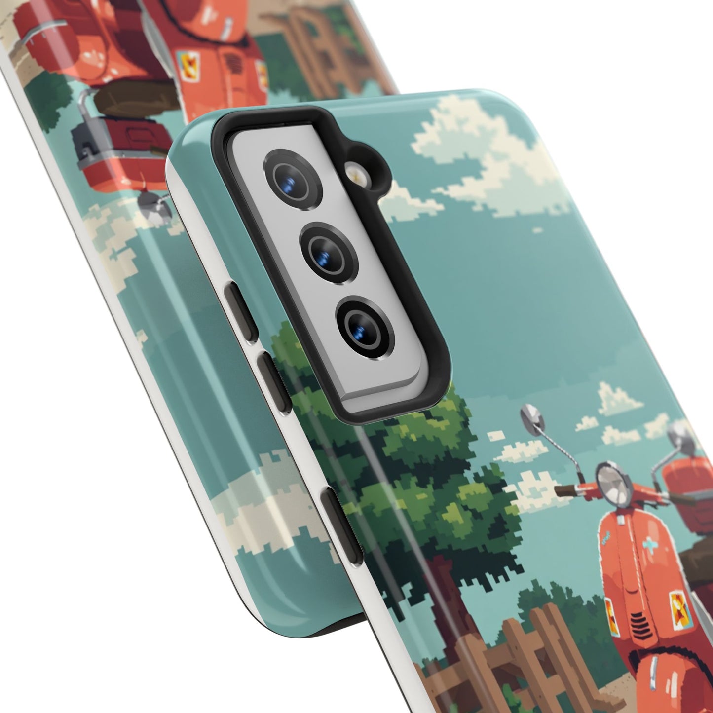 Retro Scooter Phone Case - Tough & Stylish Protection