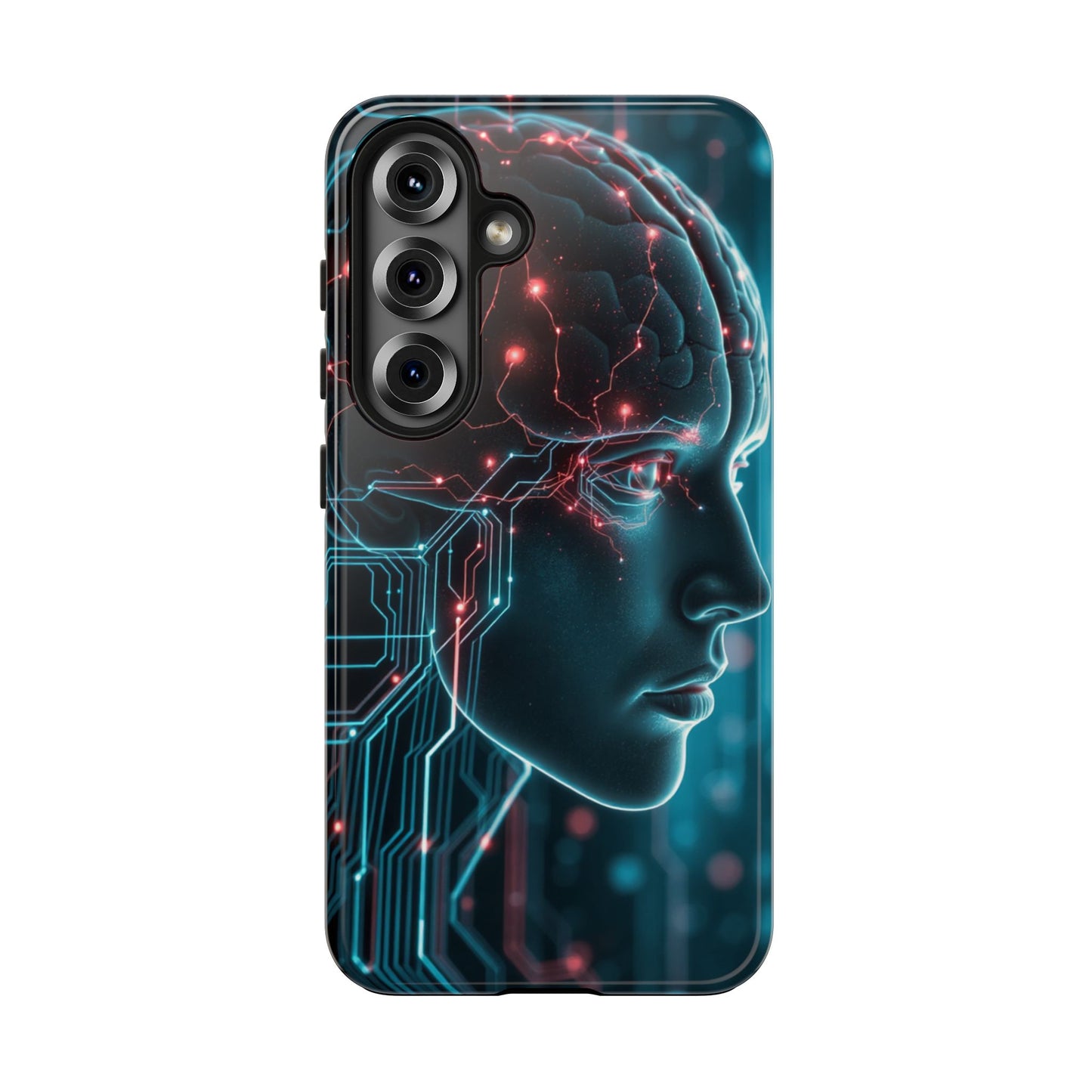 Futuristic Brain Design Tough Phone Case
