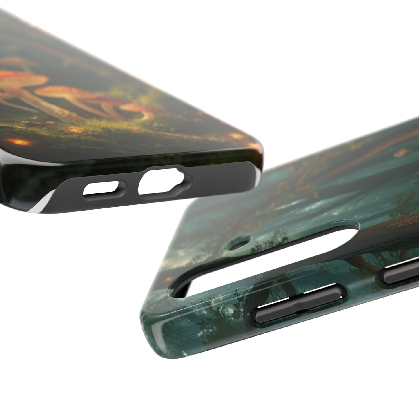 Whimsical Mushroom Tough Phone Case - Forest Fantasy Design