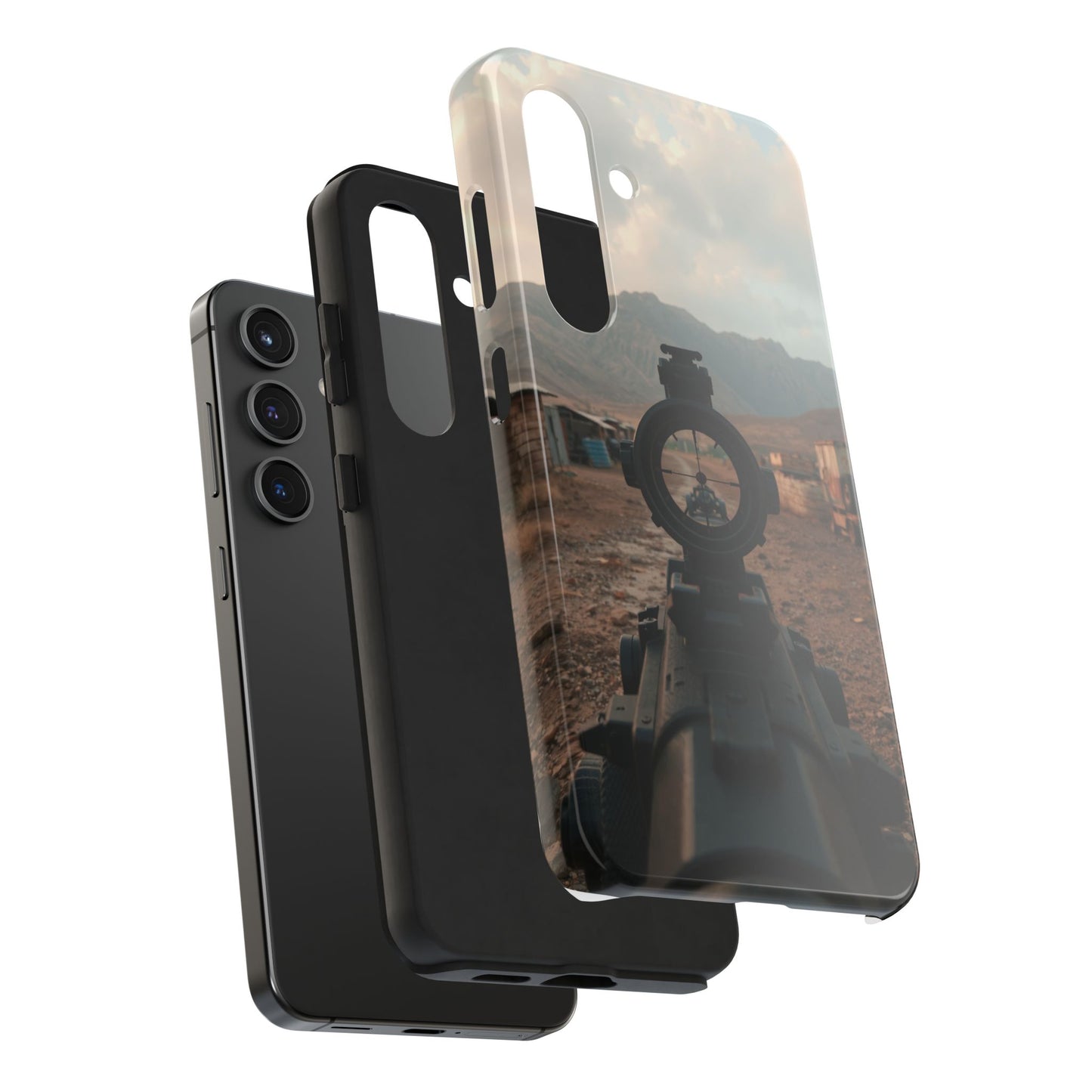Tough Phone Case - Military Inspired Design with Sniper Scope