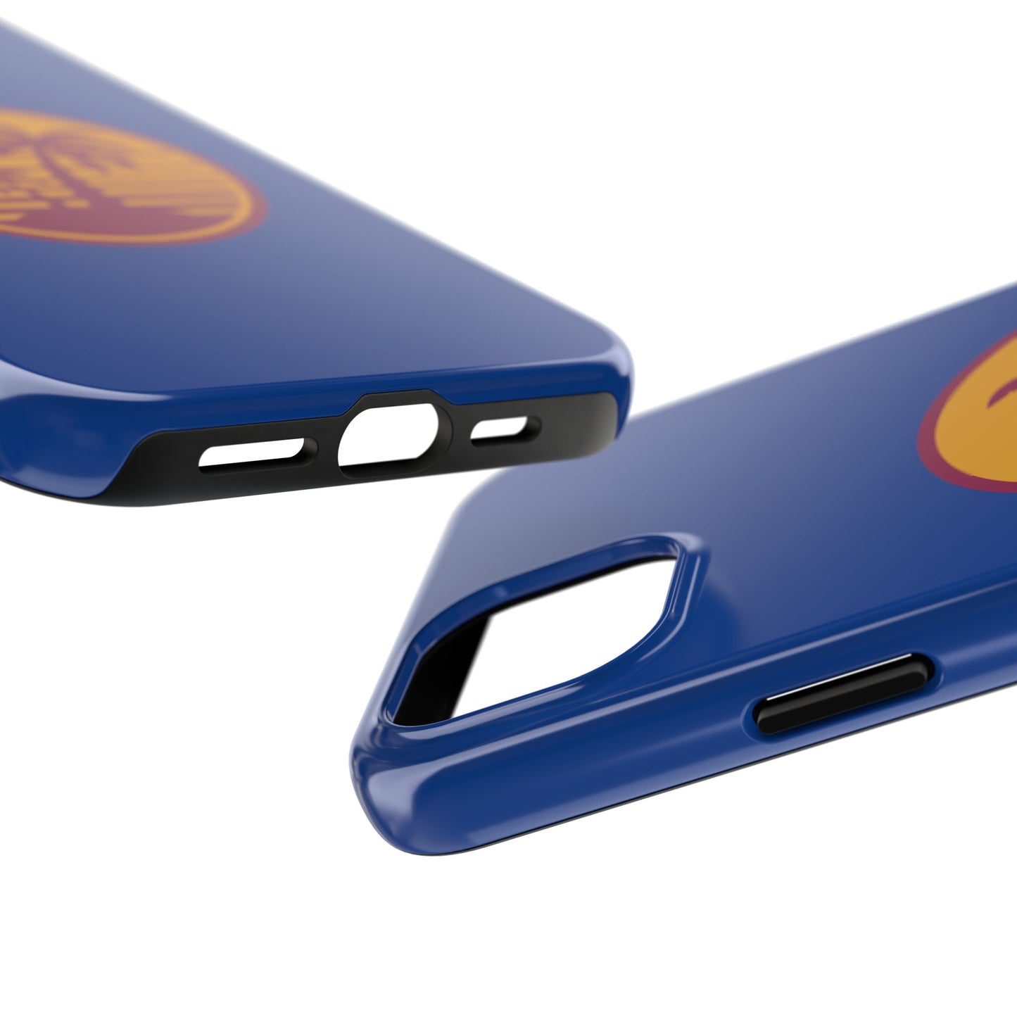 Retro Sunset Tough Phone Case - Vibrant Beach Vibes for Summer Adventures - for iPhone