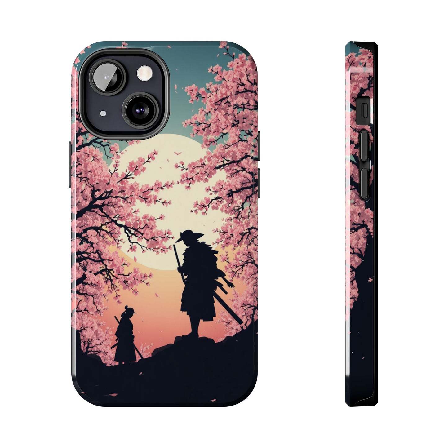 Cherry Blossom Samurai Tough Phone Case