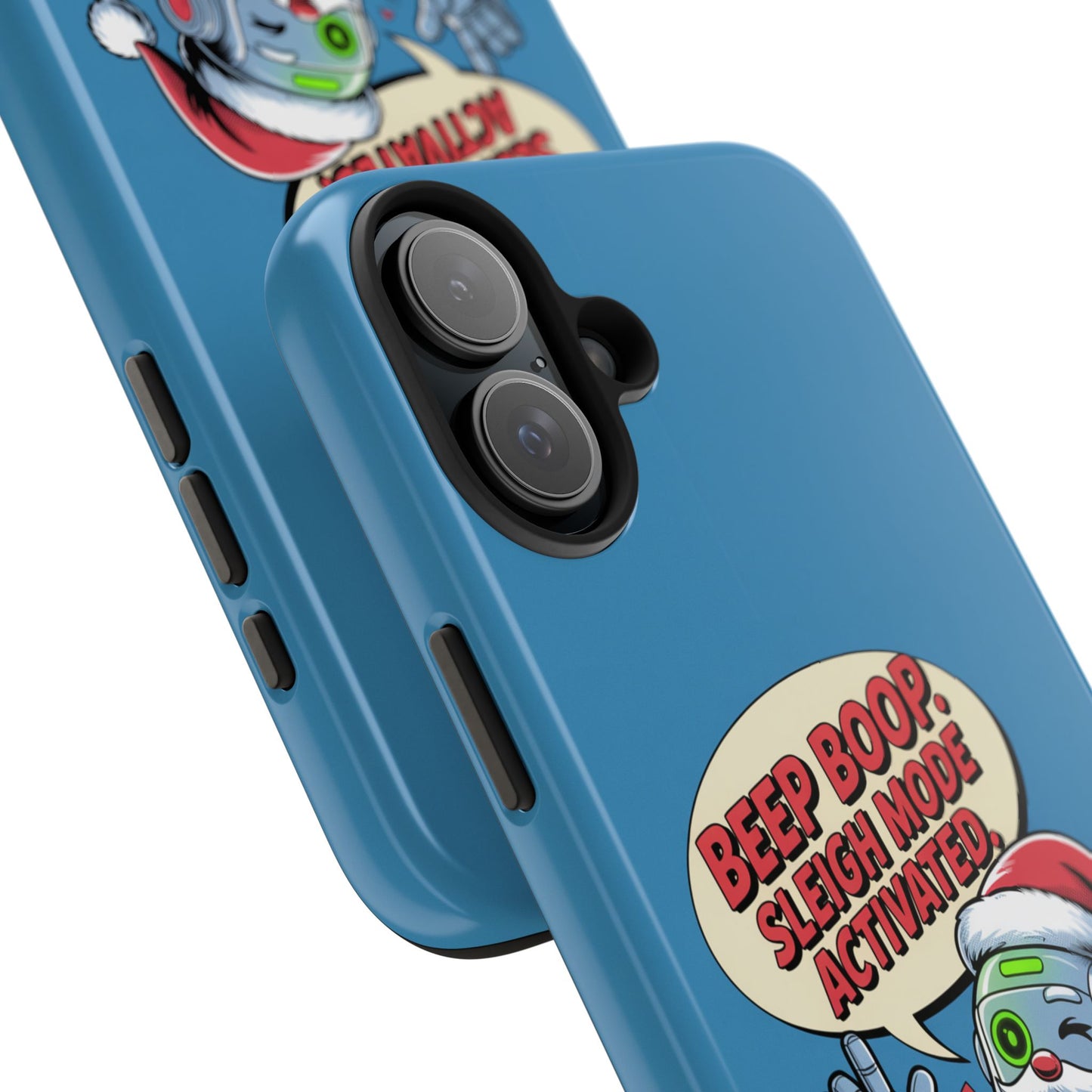 Funny Robot Holiday Phone Case - Beep Boop Sleigh Mode Activated