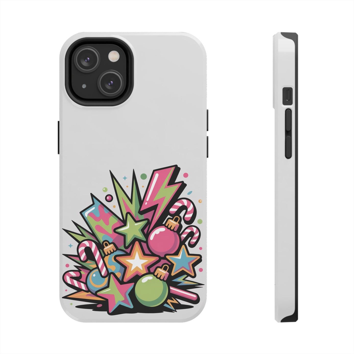 Colorful Explosion Retro Christmas Tough Phone Case
