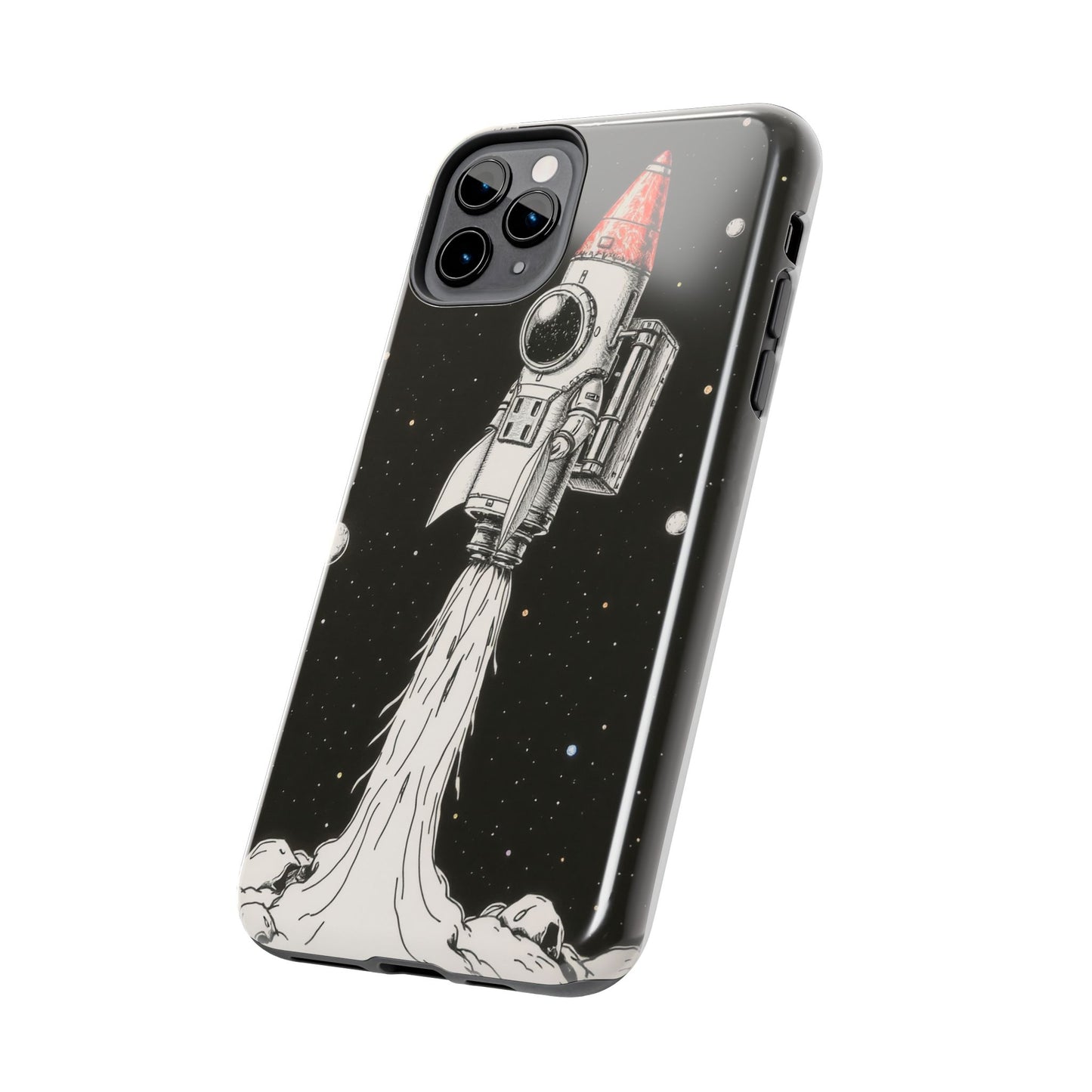 Cool Tough Phone Case for iPhone - Astro-Rocket Bond