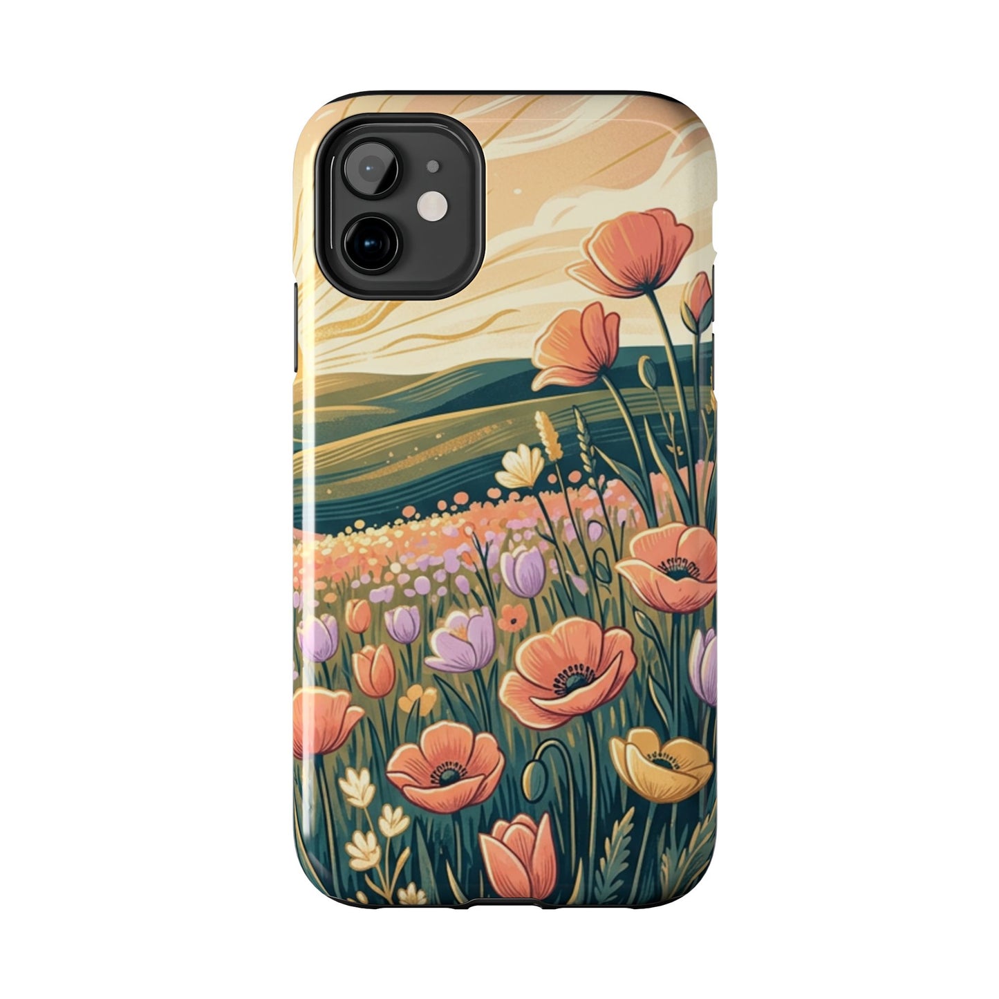 Floral Sunrise iPhone Case — Land of Flowers Design