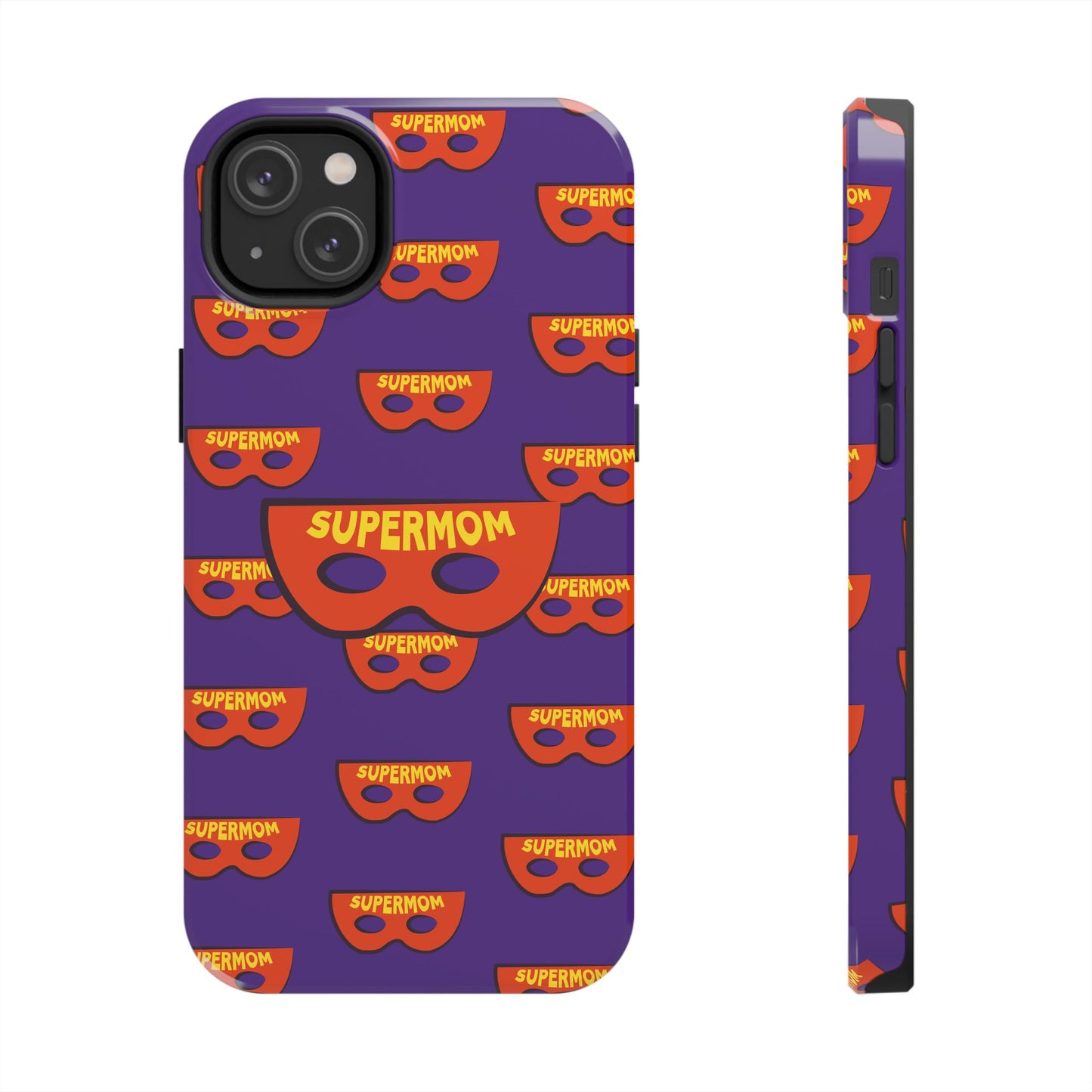 Supermom Tough Phone Case - Durable Protection with Fun Design - for iPhone