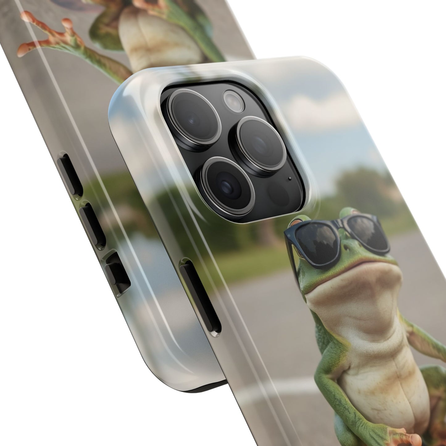 Cool Frog Skateboard Phone Case - Tough and Stylish Protection