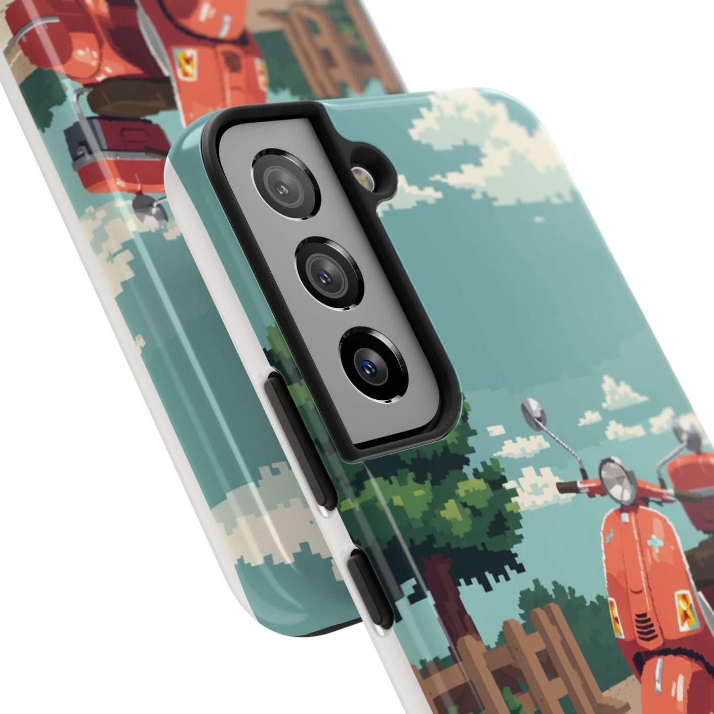 Retro Scooter Phone Case - Tough & Stylish Protection