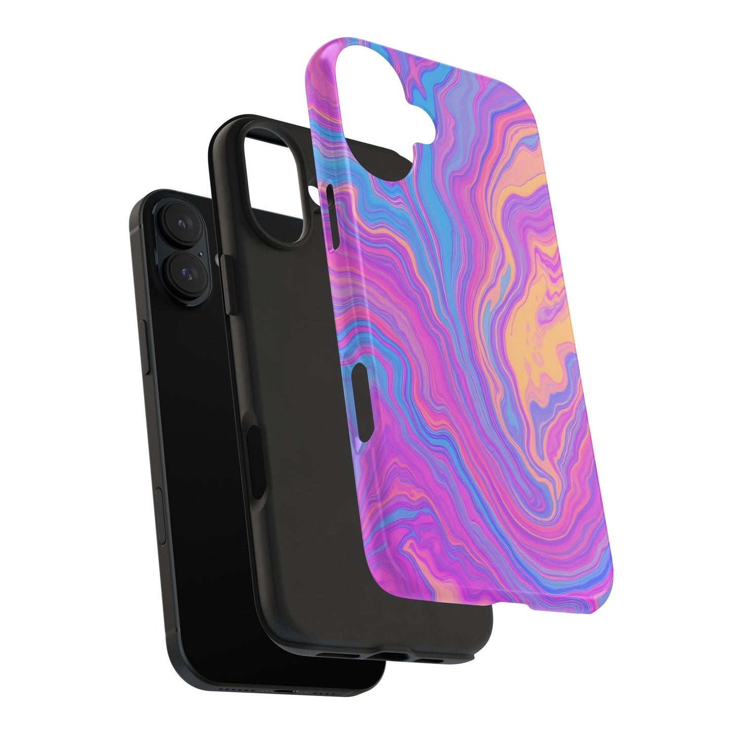 Pop Art Liquid Texture Marble Phone Case - Tough & Stylish Design - for iPhone