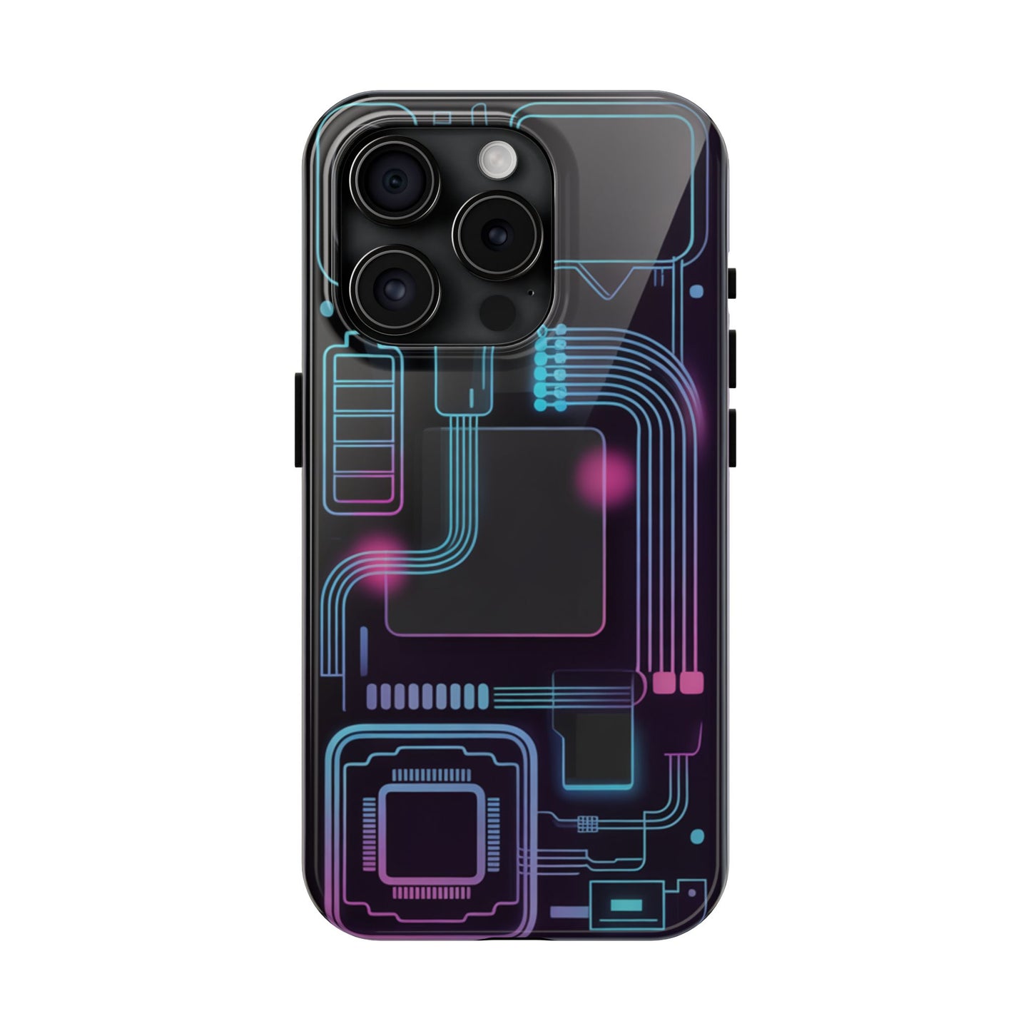Cyberpunk Circuits Tough Phone Case