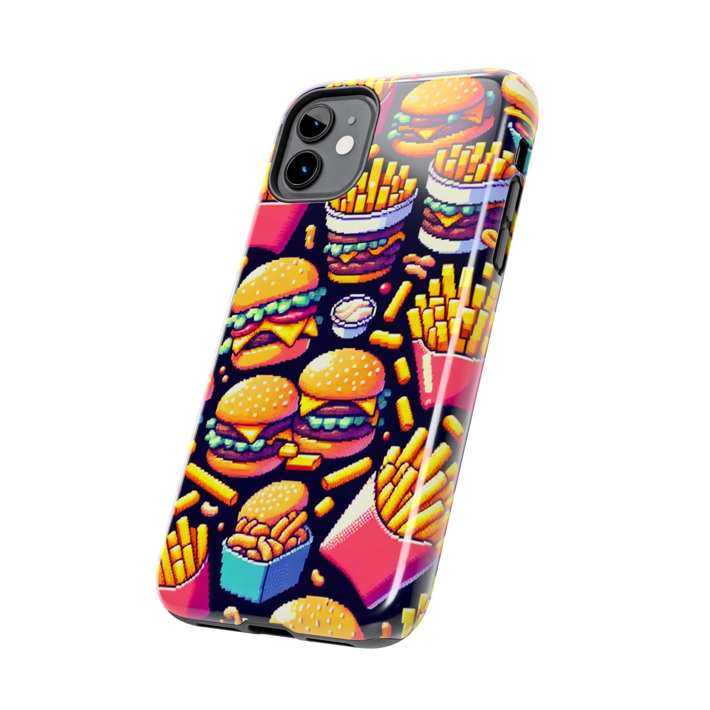 Retro Fast Food Phone Case - Tough and Durable - for iPhone