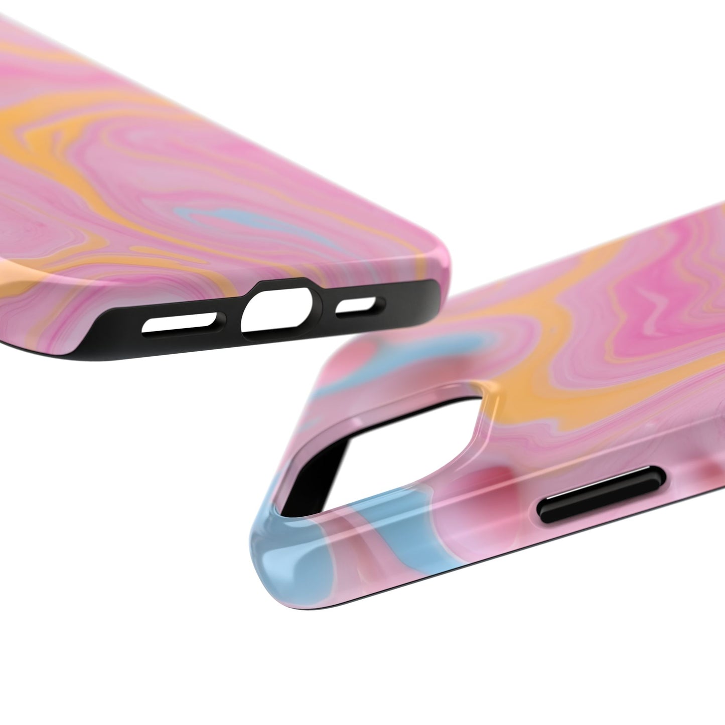 Liquid Candy Abstract Tough Phone Case - Durable Protection with Artistic Design - for iPhone