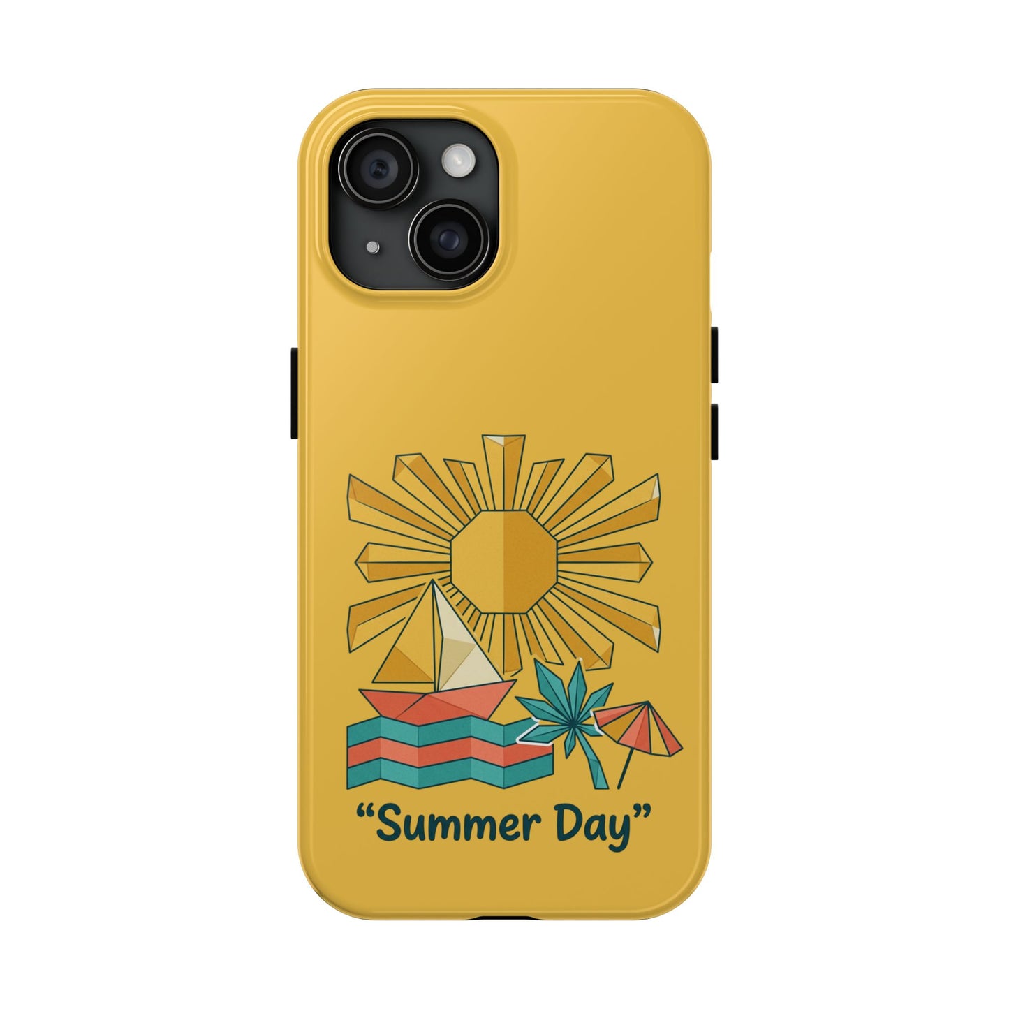 Summer Day Origami iPhone Case — Tough Protective Cover