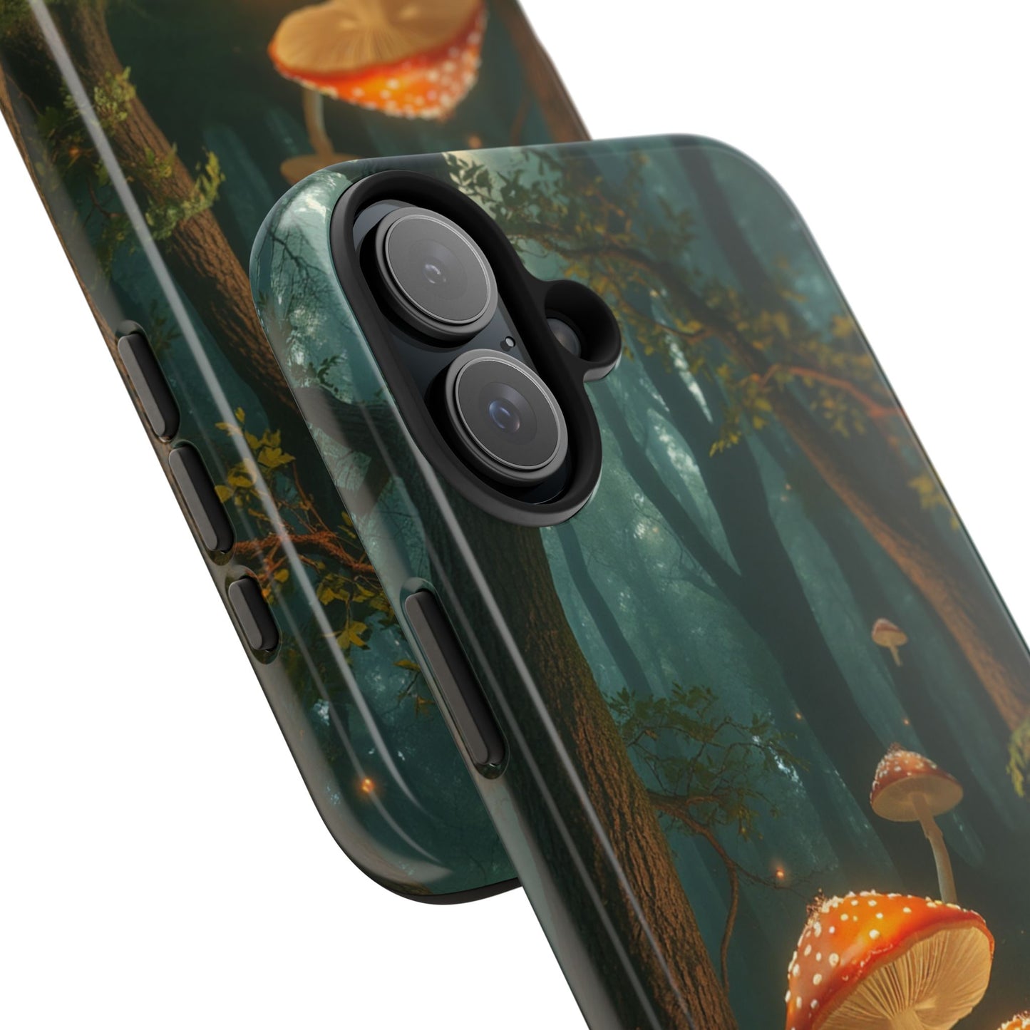 Whimsical Mushroom Tough Phone Case - Forest Fantasy Design