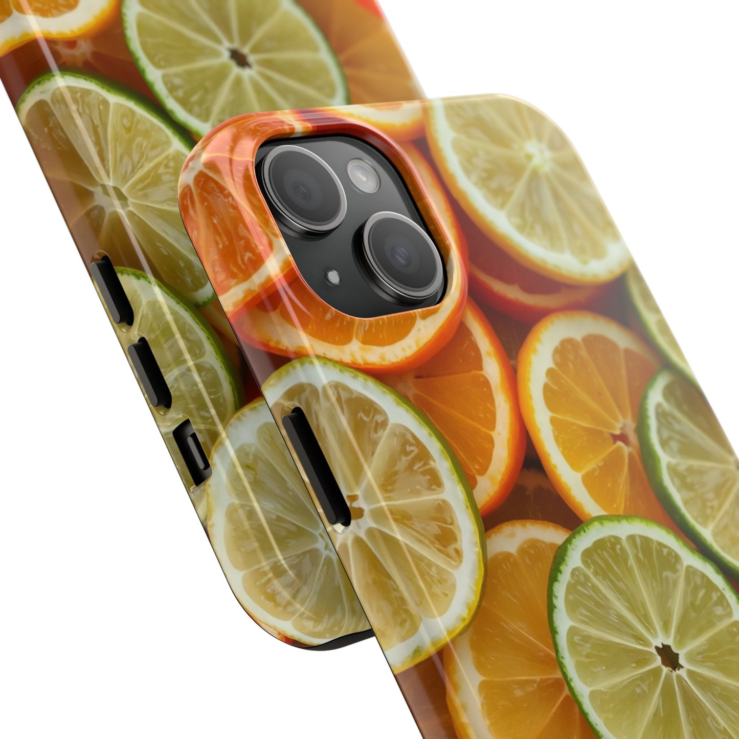 Citrus Slice Tough Phone Case – Vibrant Fruit Design for Summer Fun