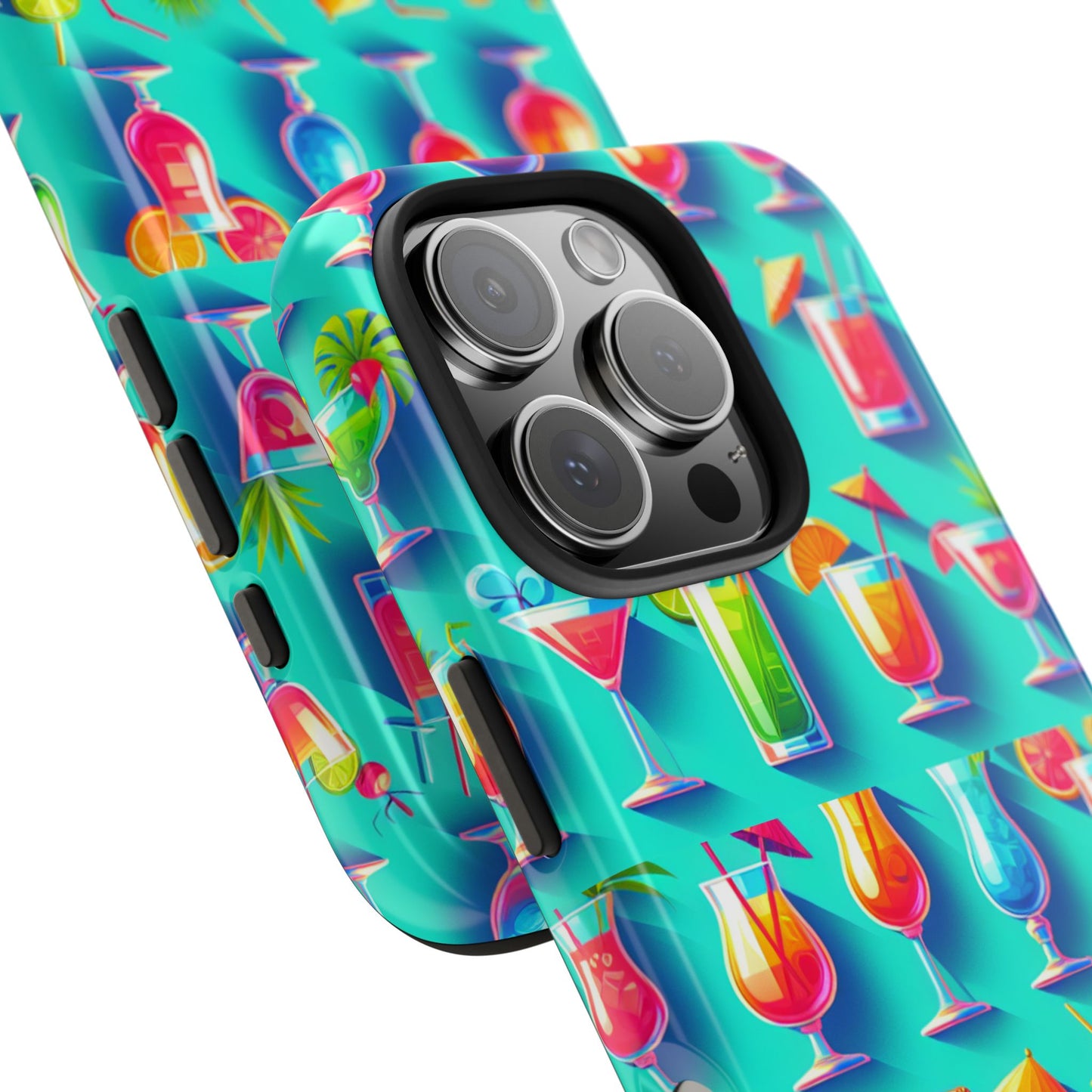 Cocktail Party Phone Case - Fun & Colorful Design for Summer Vibes - for iPhone