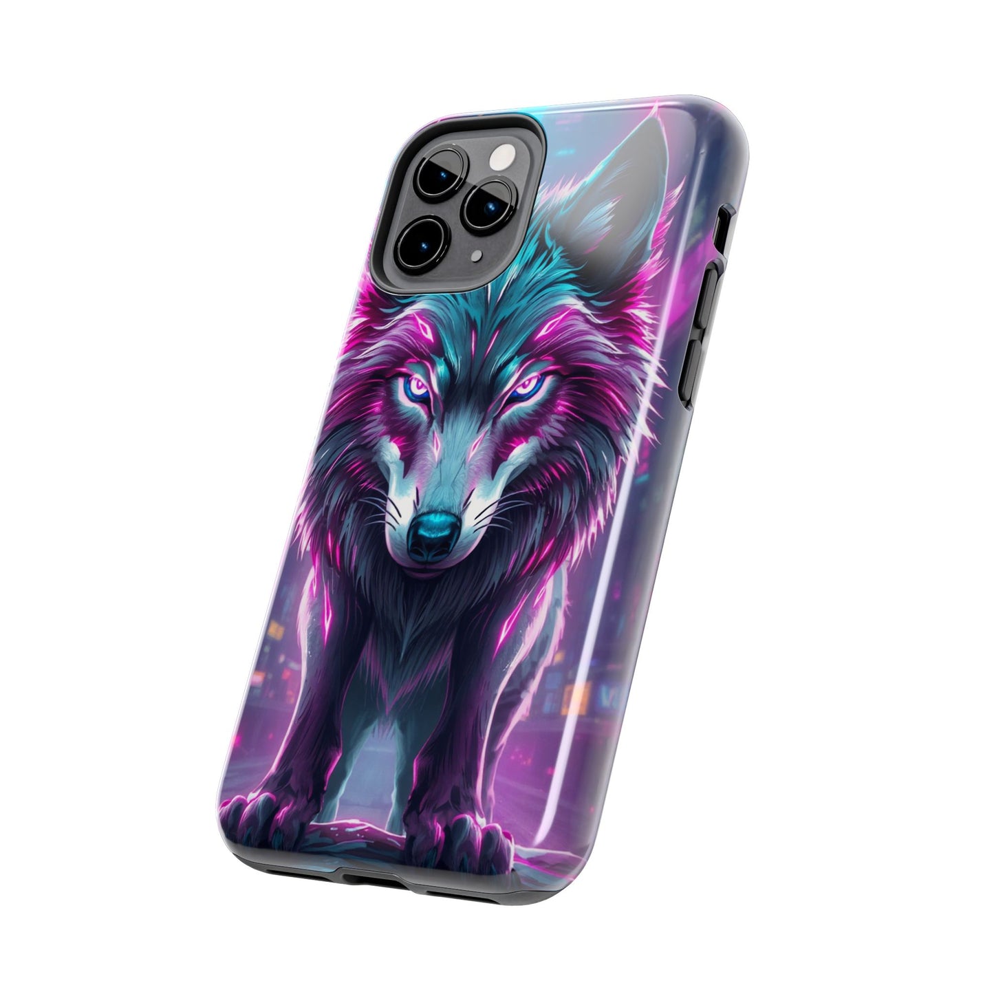 Fierce Wolf Phone Case - Tough & Vibrant Design for Animal Lovers